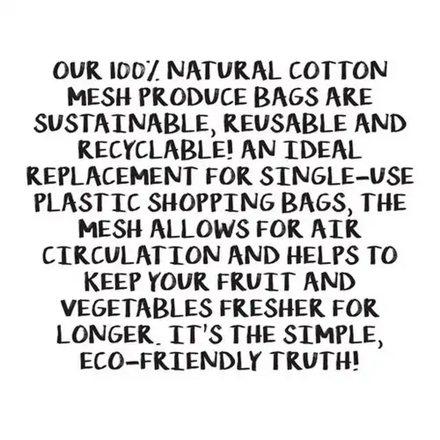 Image of Simple Truth Cotton Mesh Produce Bags Set 4 Piece