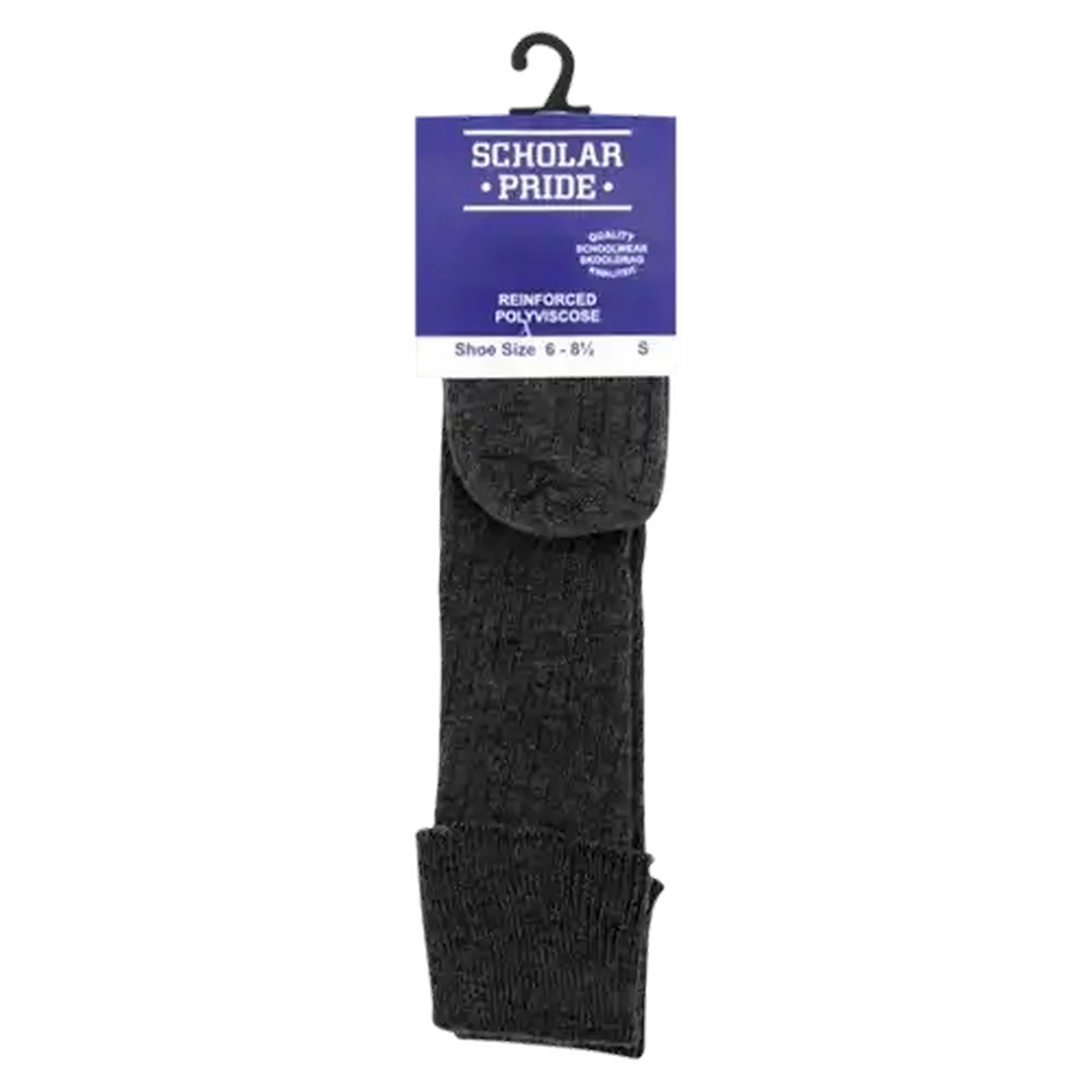 Image of Scholar Pride Boys Small Grey Polyviscose Socks