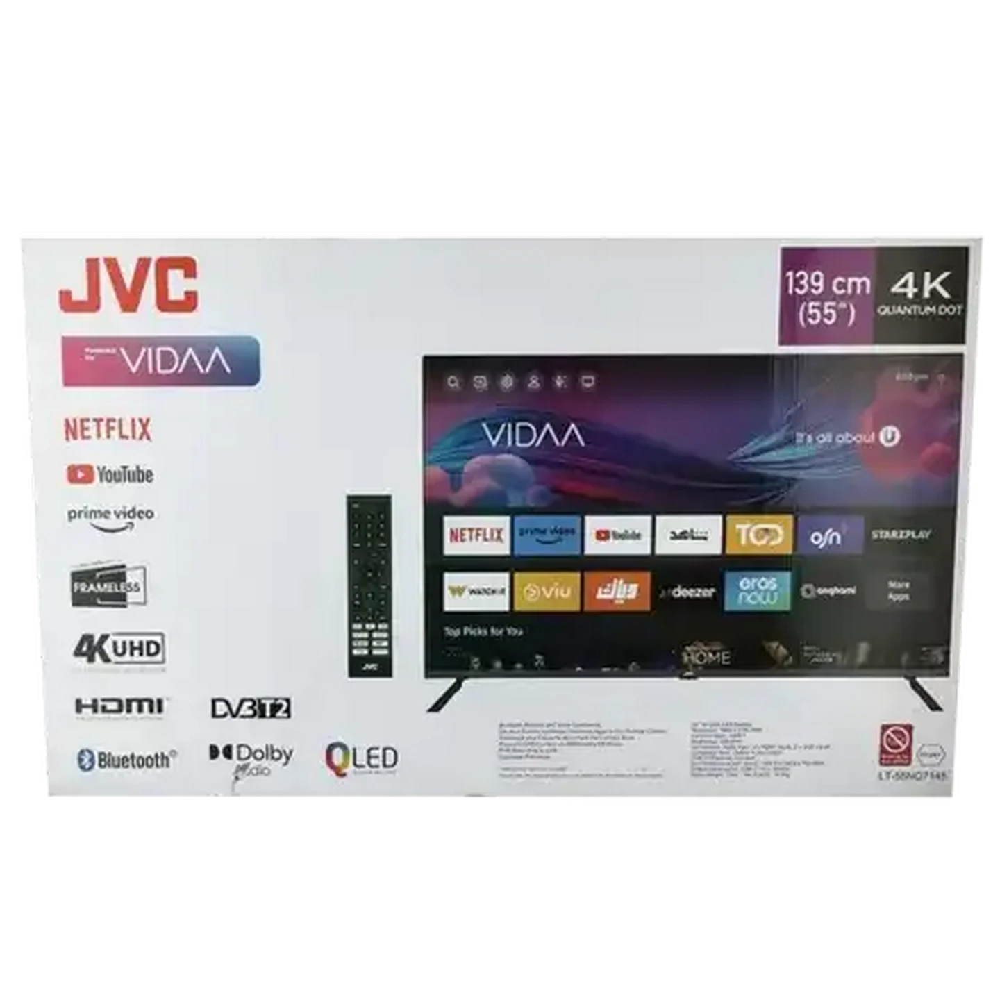Image of JVC LT-55NQ7145 55" QLED 4K Android TV