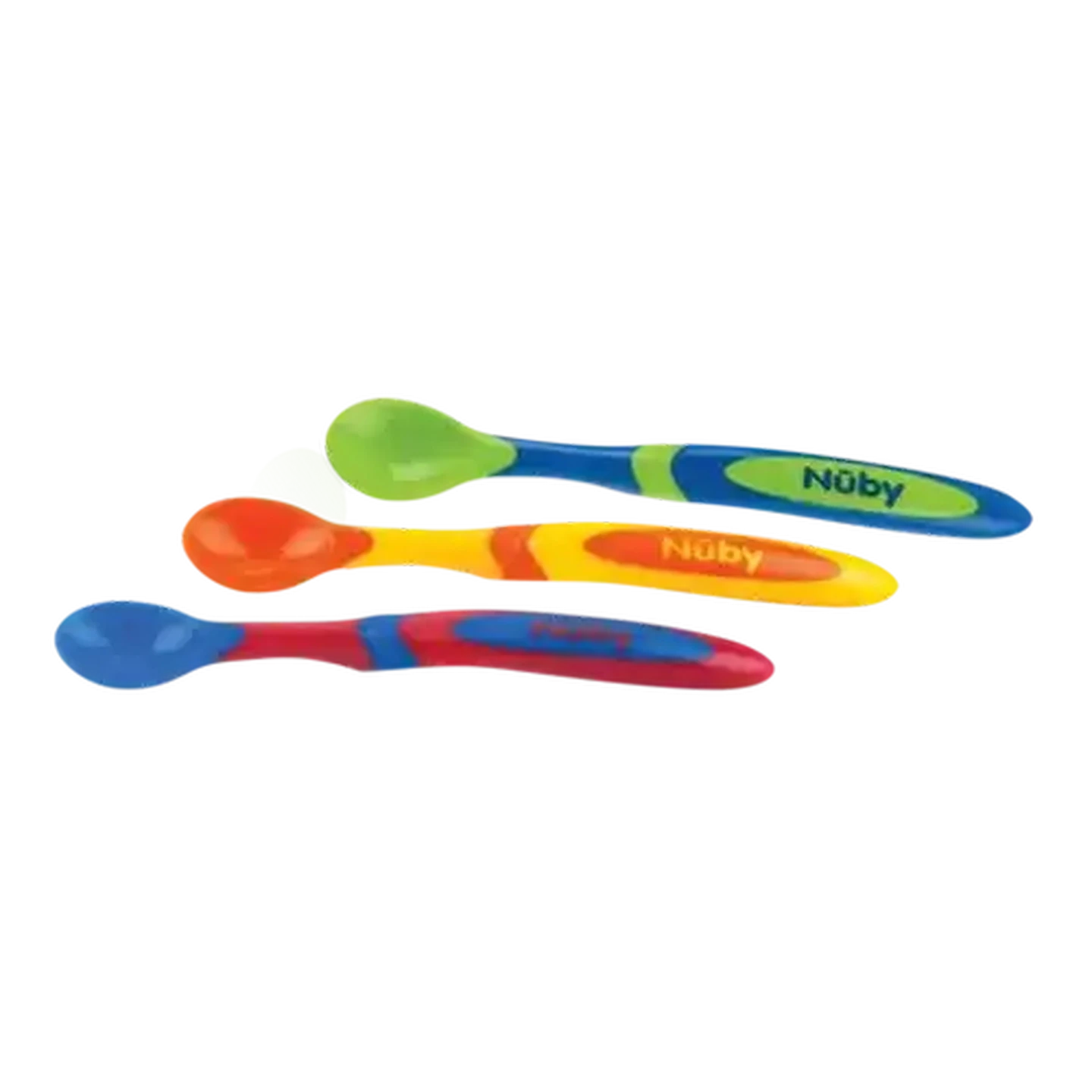 Image of Nûby Bright Spoons 3 Pack