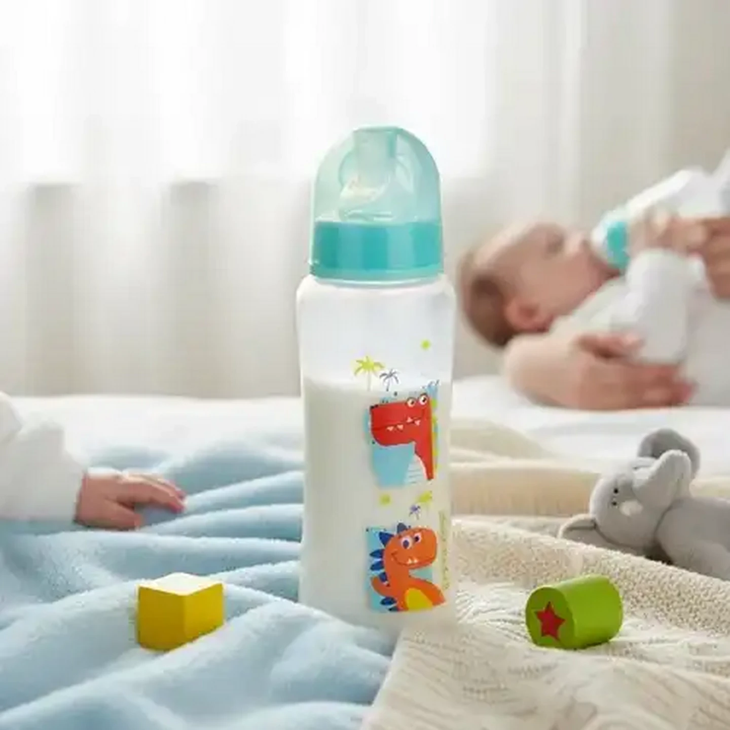 Image of Jolly Tots Basic Baby Bottles 250ml 2-Pack