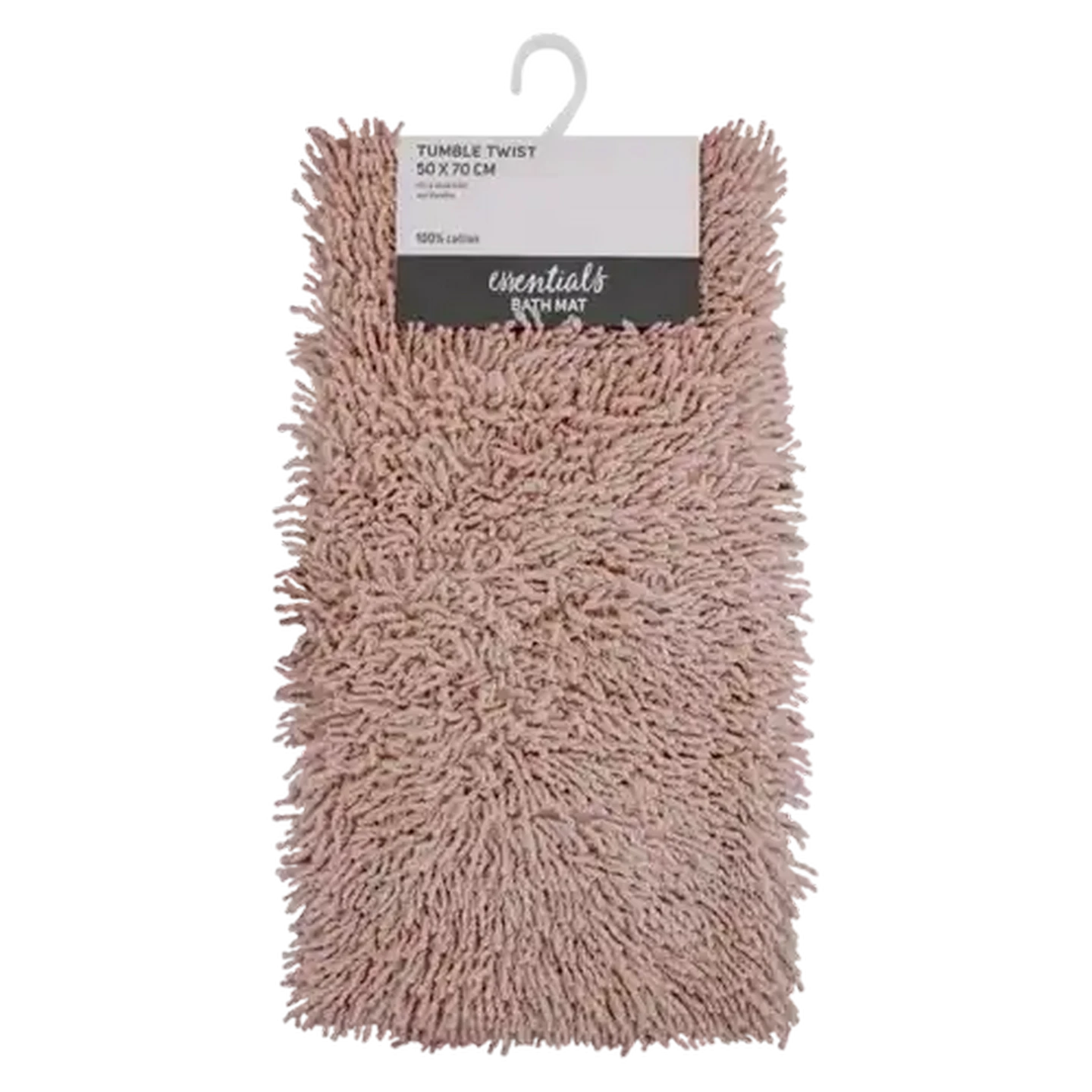 Image of Essentials Mink Tumble Twist Bath Mat 50 x 70cm