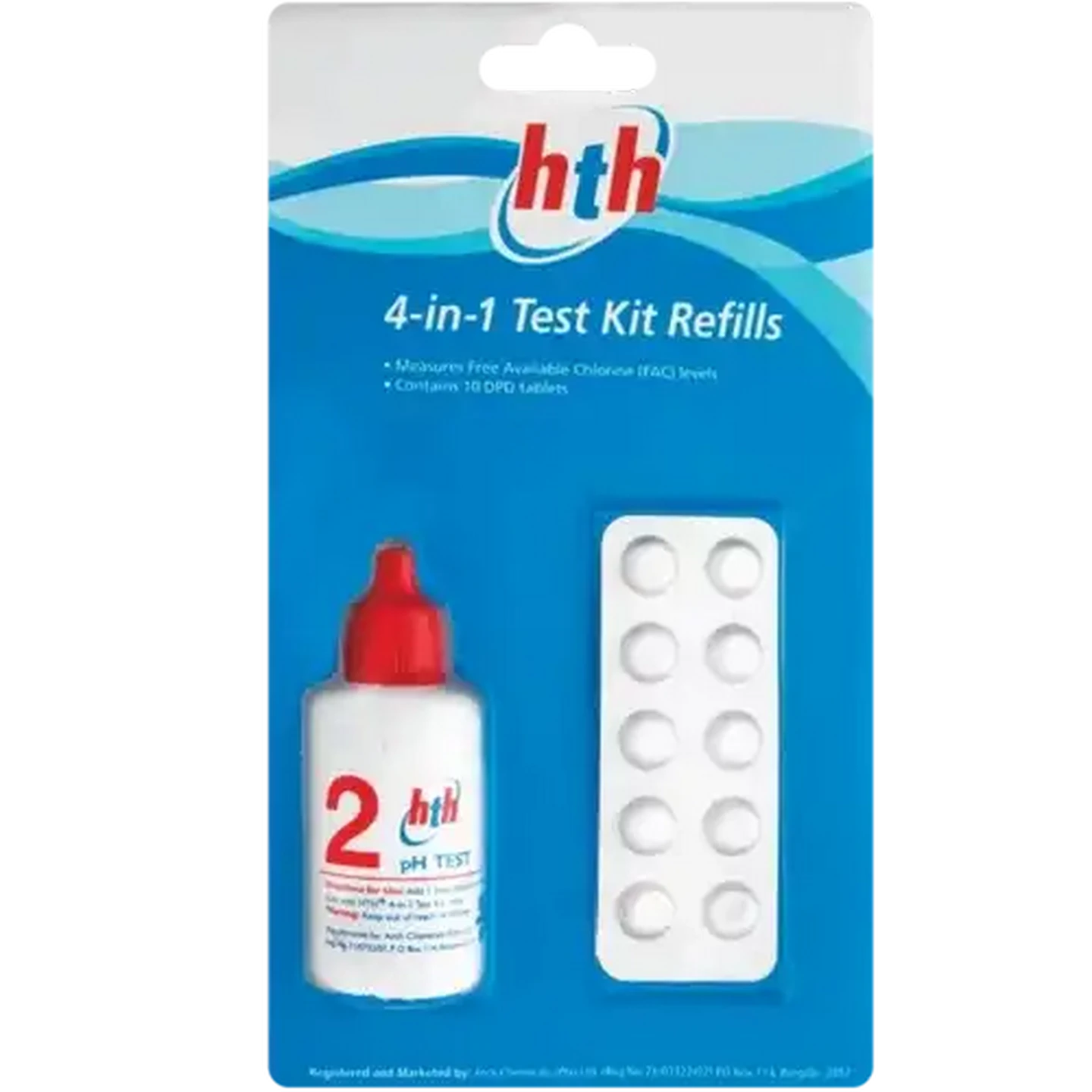 Image of HTH Test Kit 4-In-1 Refills