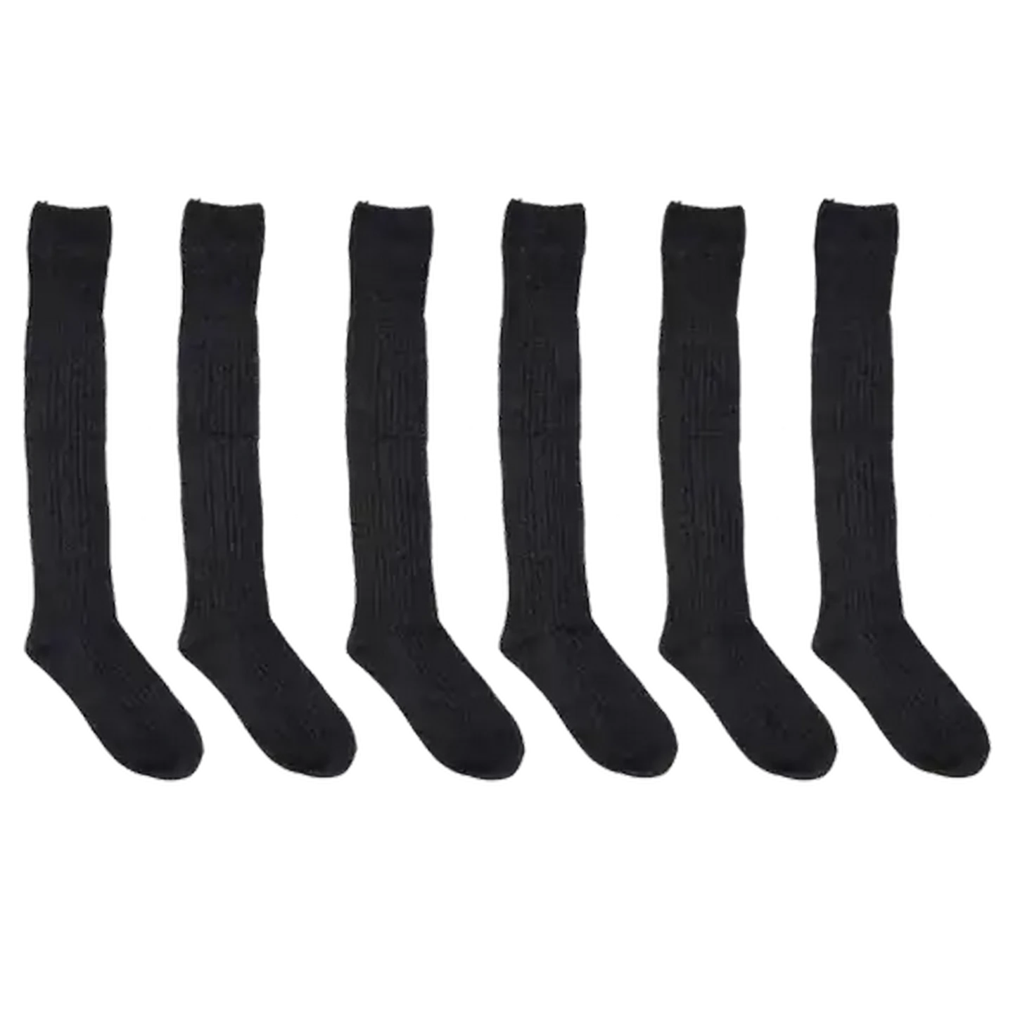 Image of Bare Basics Grey Boys School Knee-High Length Socks 9 - 12 3-Pack