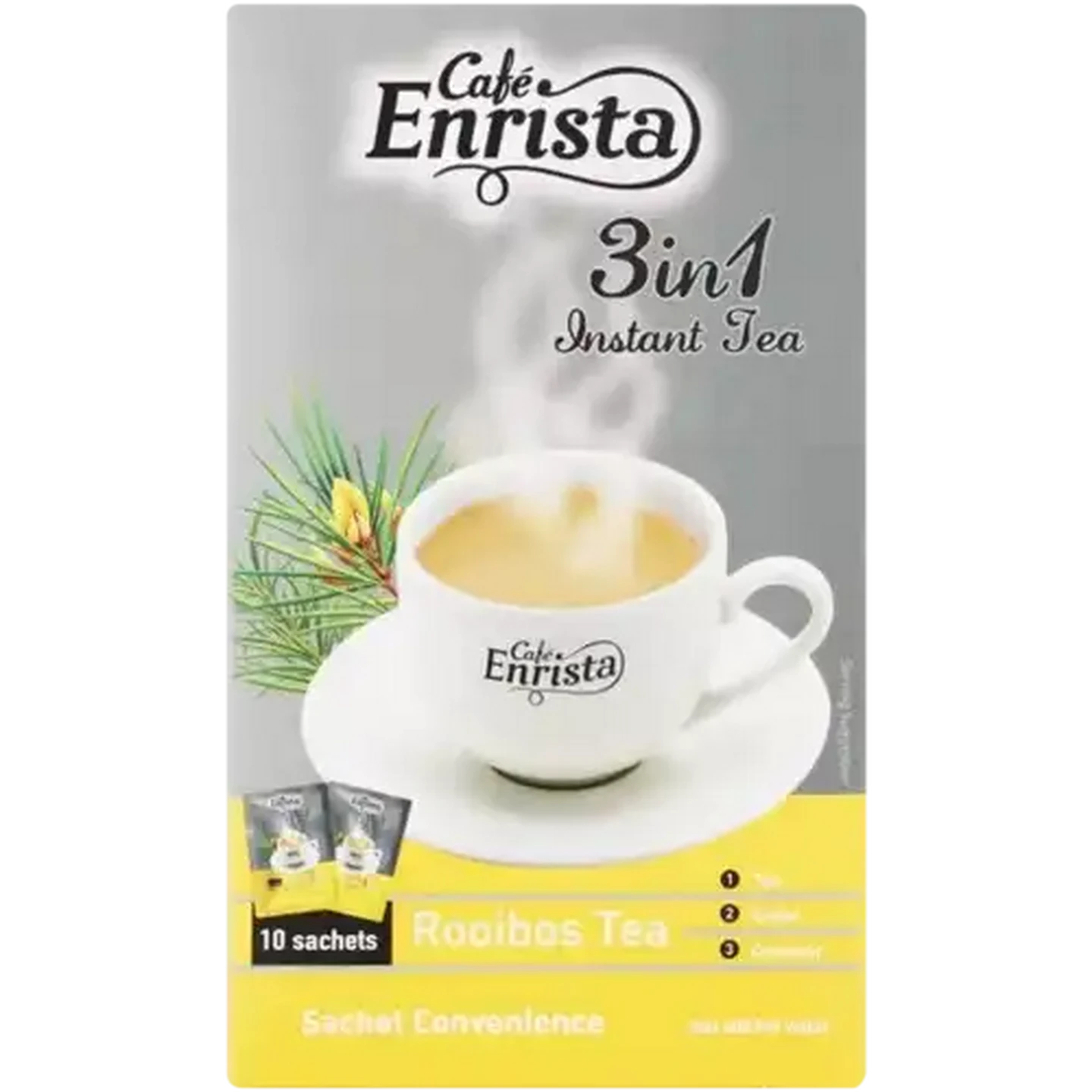 Image of Café Enrista Rooibos 3-in-1 Instant Tea 10 x 18g