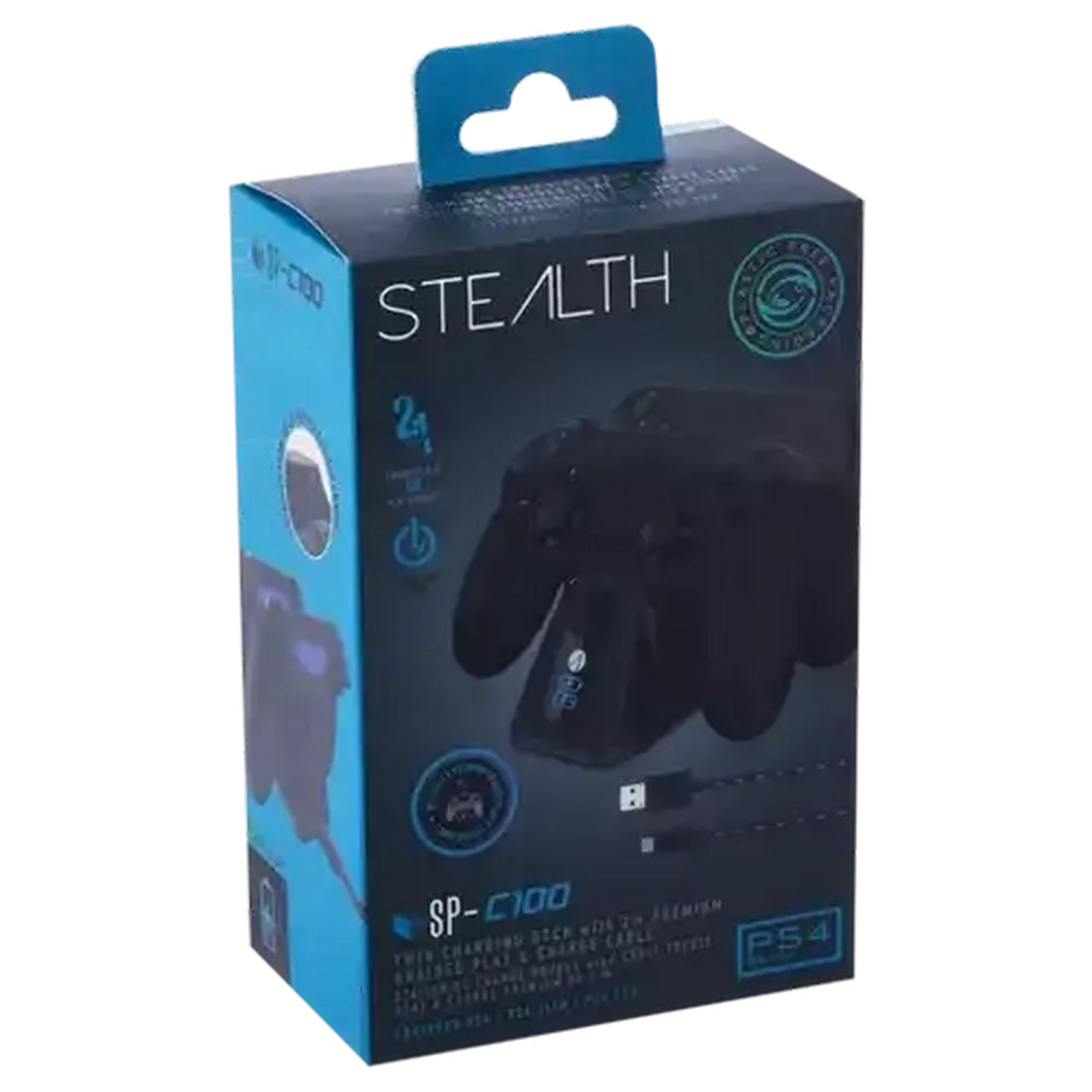 Image of Stealth Black PS4 Twin Charging Dock