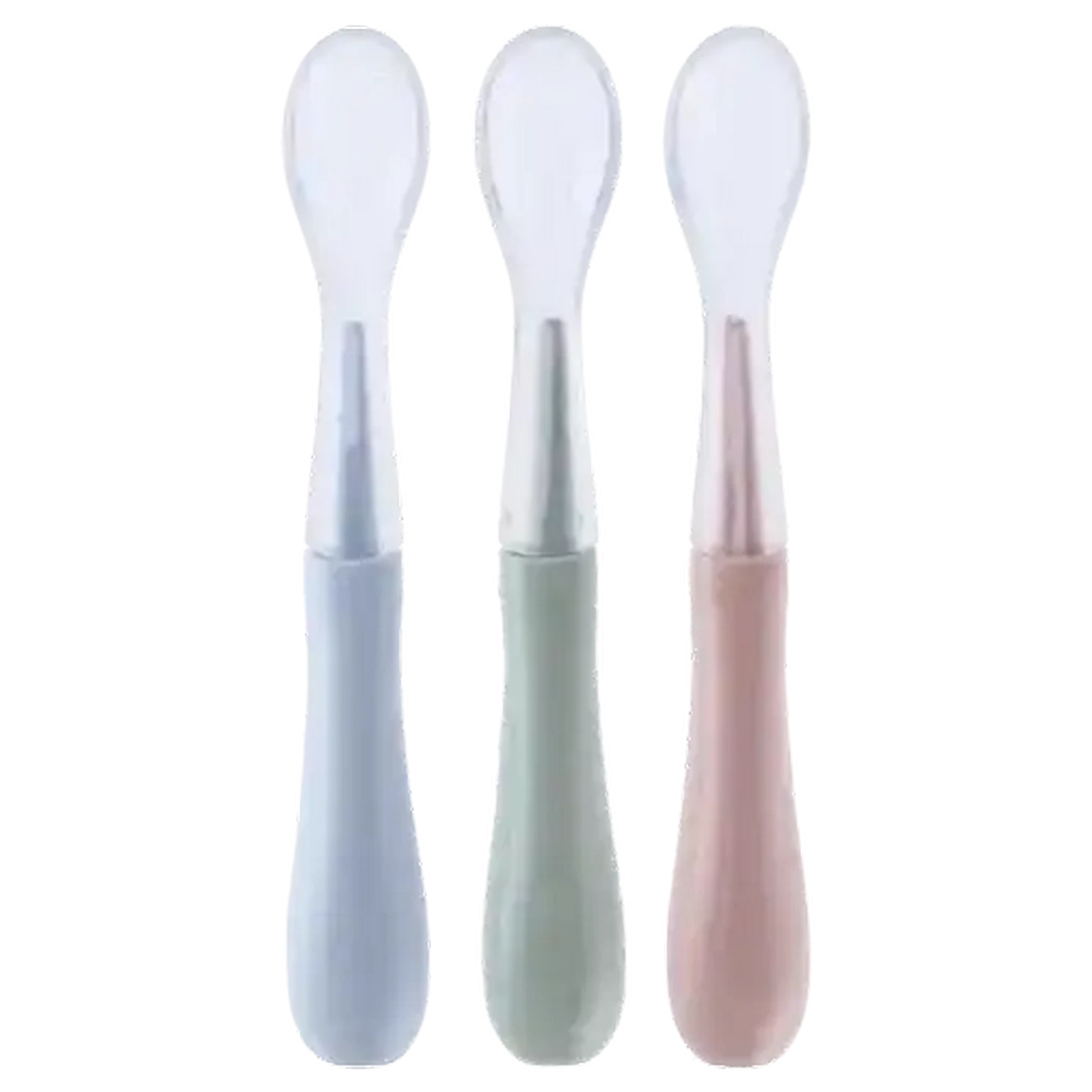 Image of Jolly Tots Soft Tip Silicone Spoon 6 Months+ (Colour May Vary)