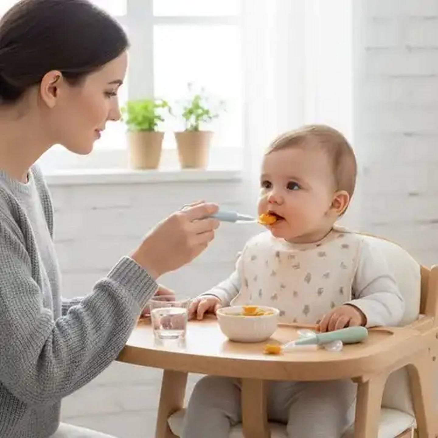 Image of Jolly Tots Soft Tip Silicone Spoon 6 Months+ (Colour May Vary)