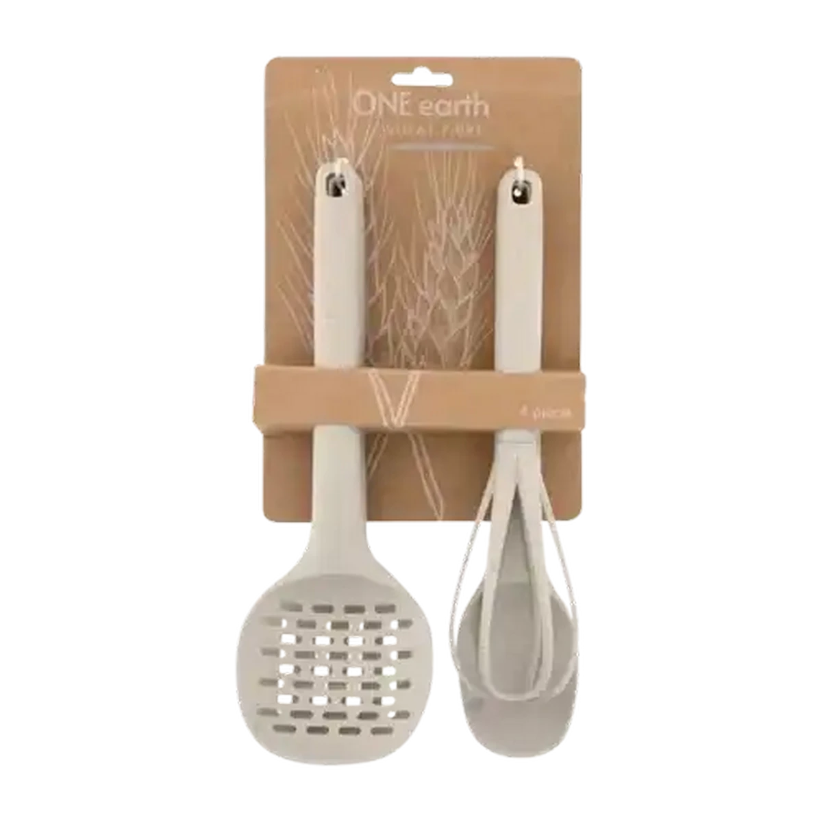 Shoprite ZA | One Earth Wheat Fibre Utensil Set 4 Piece (Colour