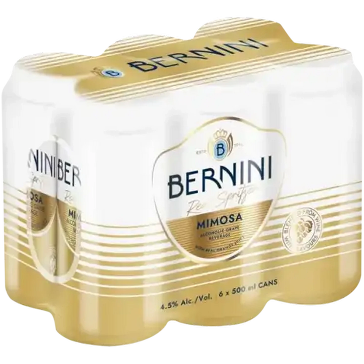 Checkers Sixty60 | Bernini Mimosa Sparkling Spritzer Cans 6 x 500ml