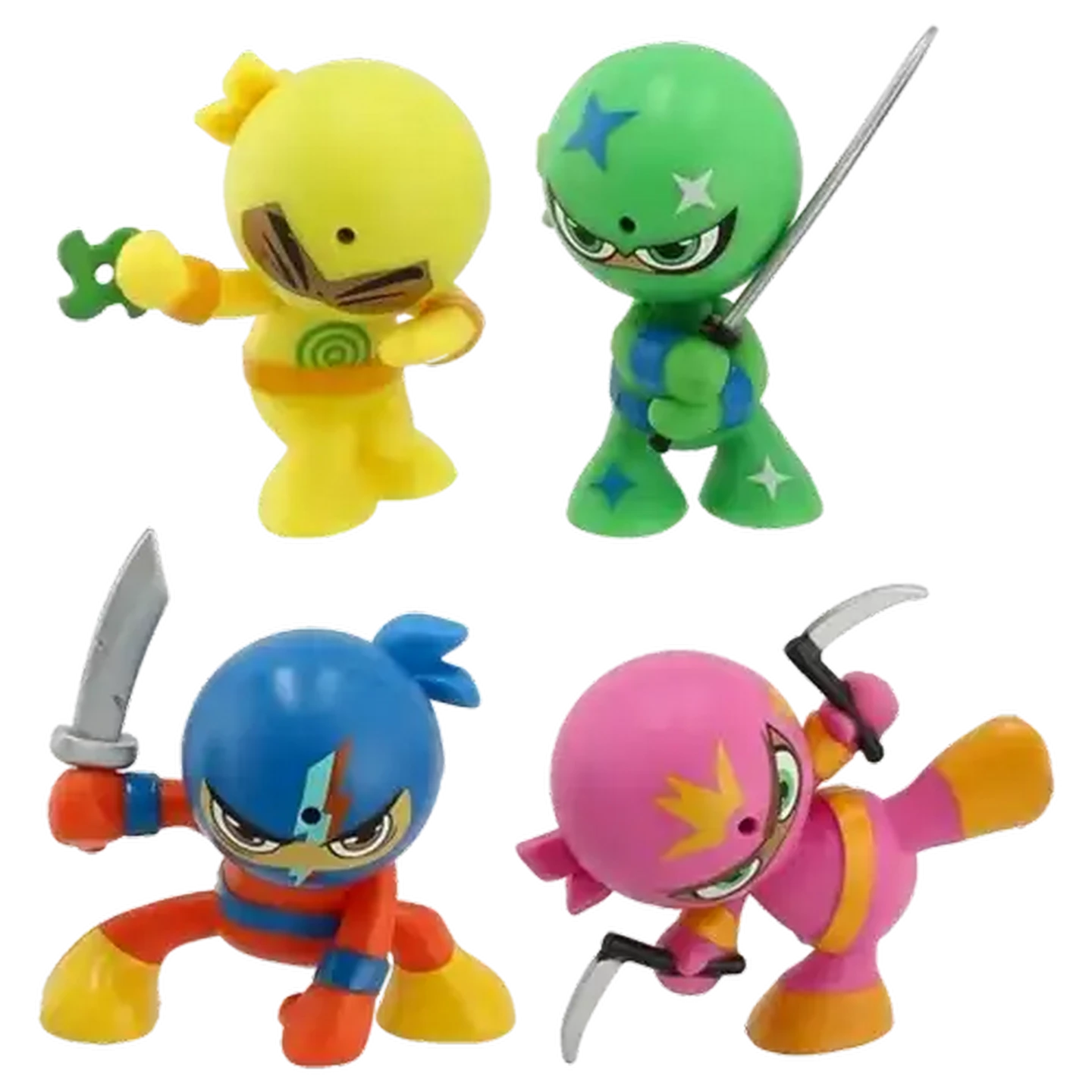 Fart Ninjas Serie 8 – 8 Figuras Coleccionables Con 10 Sonidos De Pedos Activados Por Movimiento, Juguetes De Broma Para Niños +5 Años
