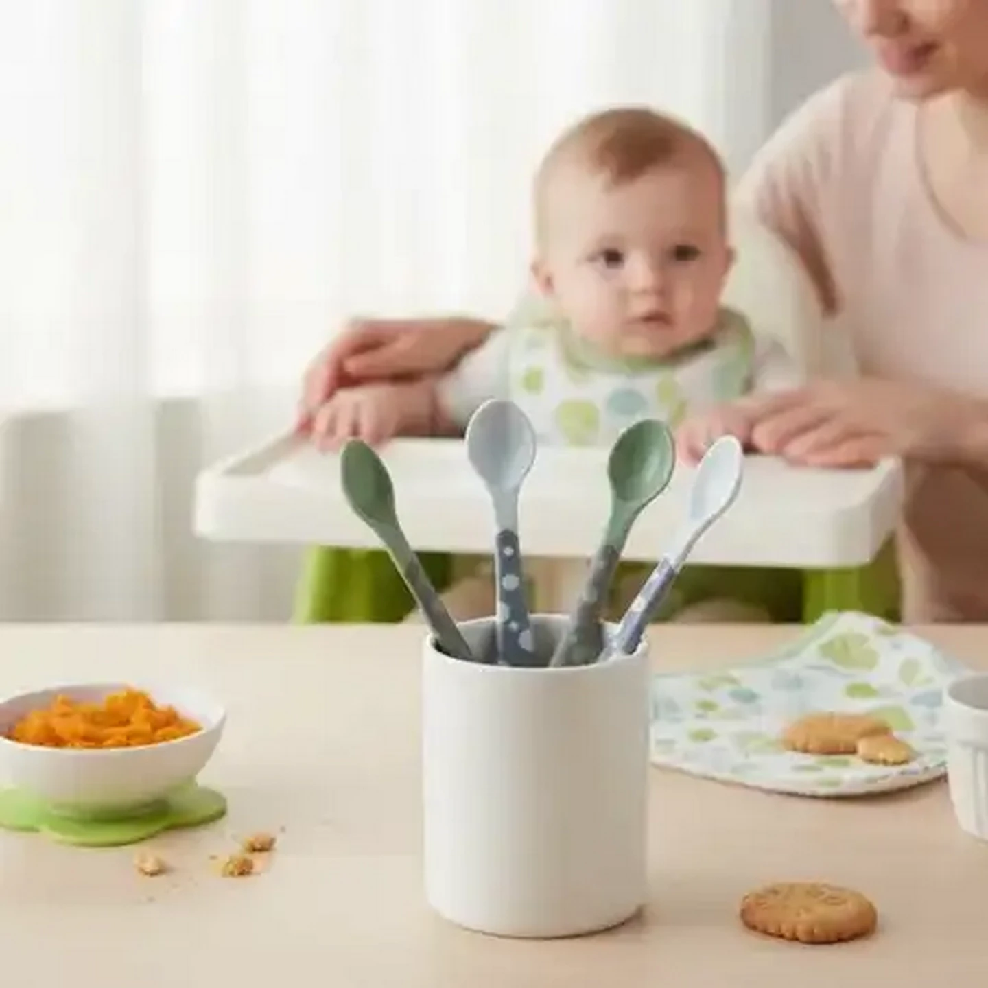 Image of Jolly Tots Weaning Spoons 5-Pack 6 Months+