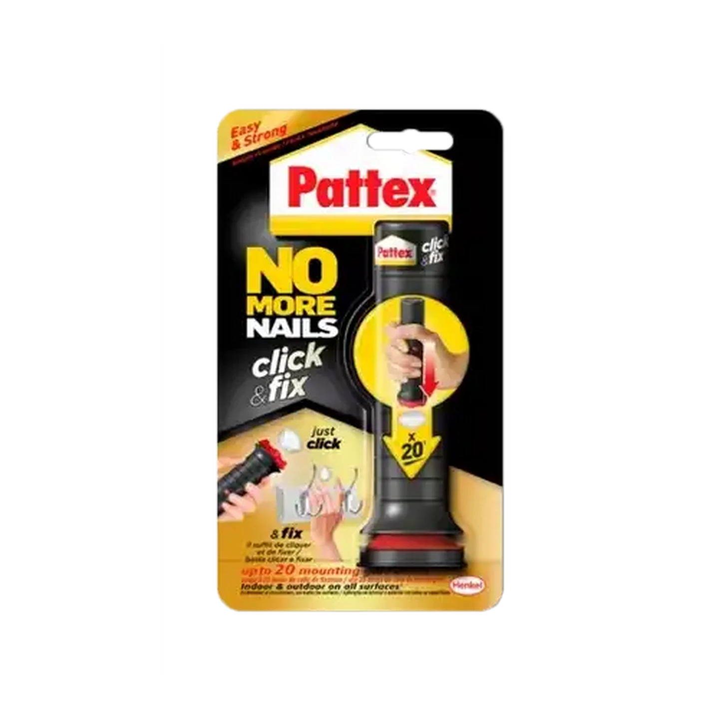 Image of Pattex No More Nails Click & Fix Adhesive 30g