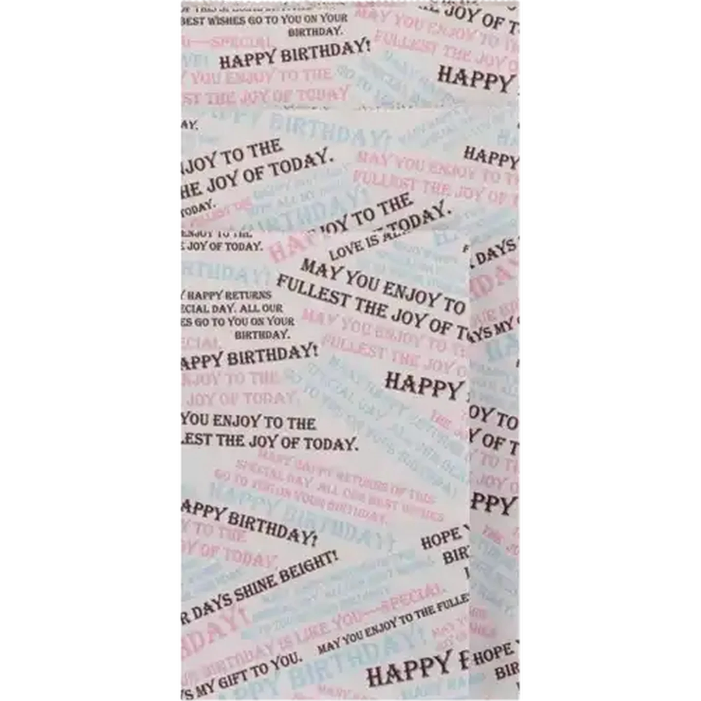 Image of Happy Birthday Kraft Paper Bag