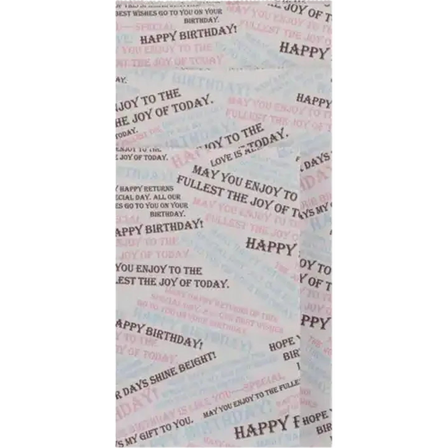 Image of Happy Birthday Kraft Paper Bag