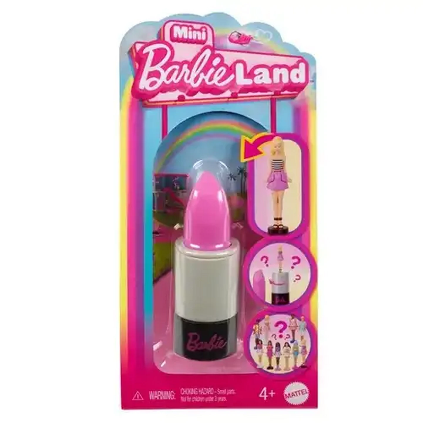 Image of Barbie Mini BarbieLand Fashionistas Dolls, 1.5-inch Mini Dolls in Lipstick Tube, Surprise Reveal (Styles May Vary)