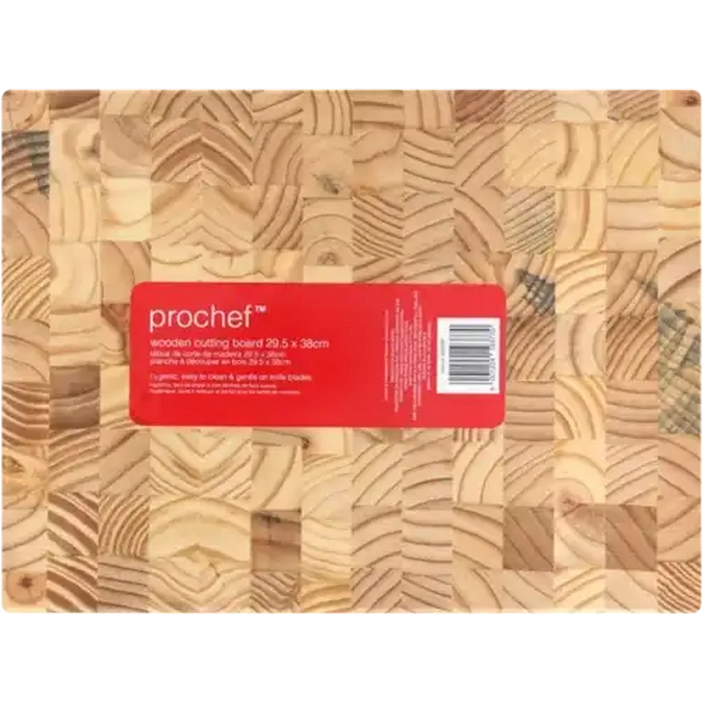 Image of Prochef Rectangular Wooden Cutting Board 295 x 380mm