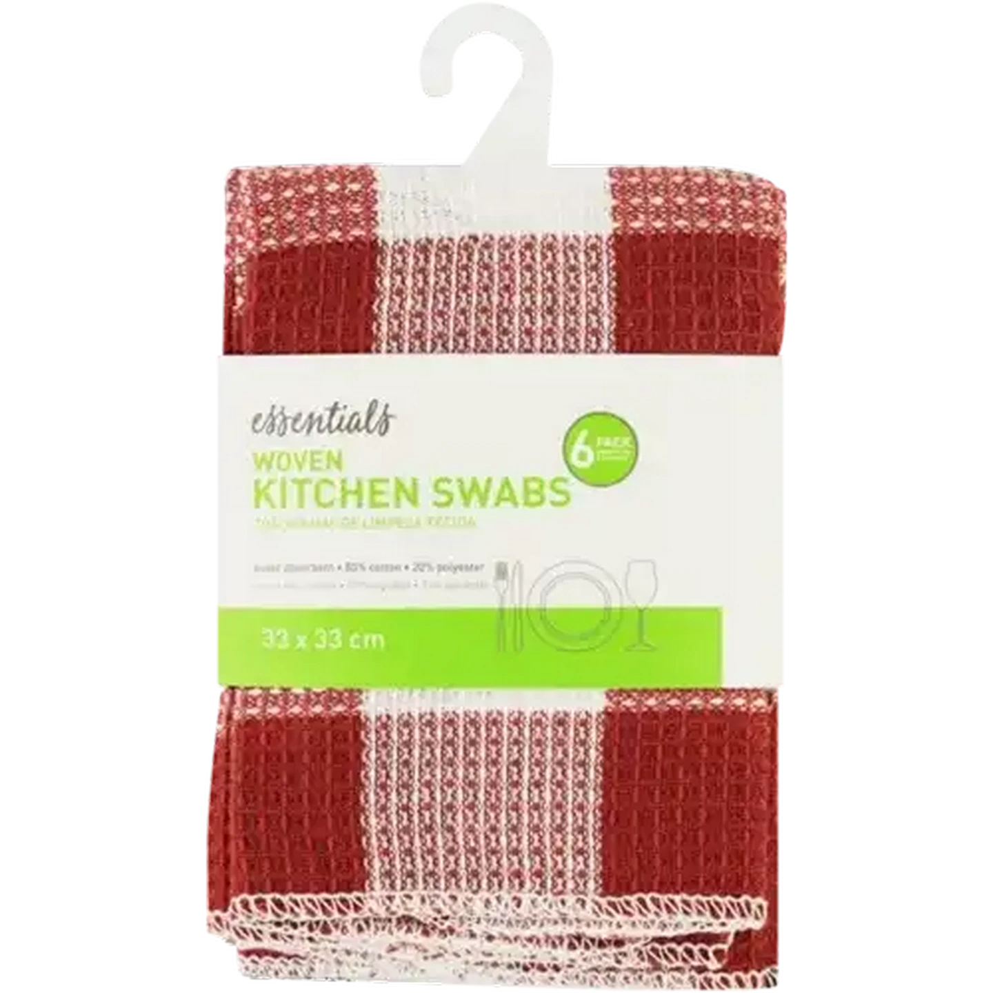 Shoprite ZA | Essentials Assorted Woven Kitchen Swabs 6-Pack
