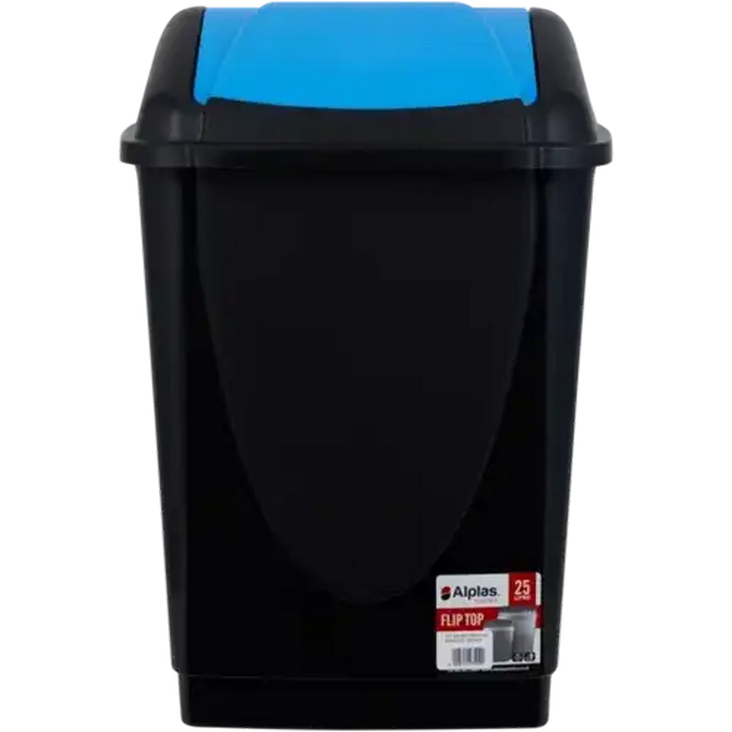Image of Alplas Plastics Rectangular Flip Top Bin 25L
