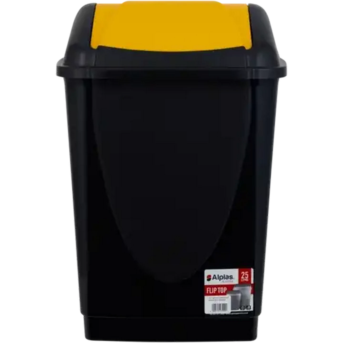 Image of Alplas Plastics Rectangular Flip Top Bin 25L