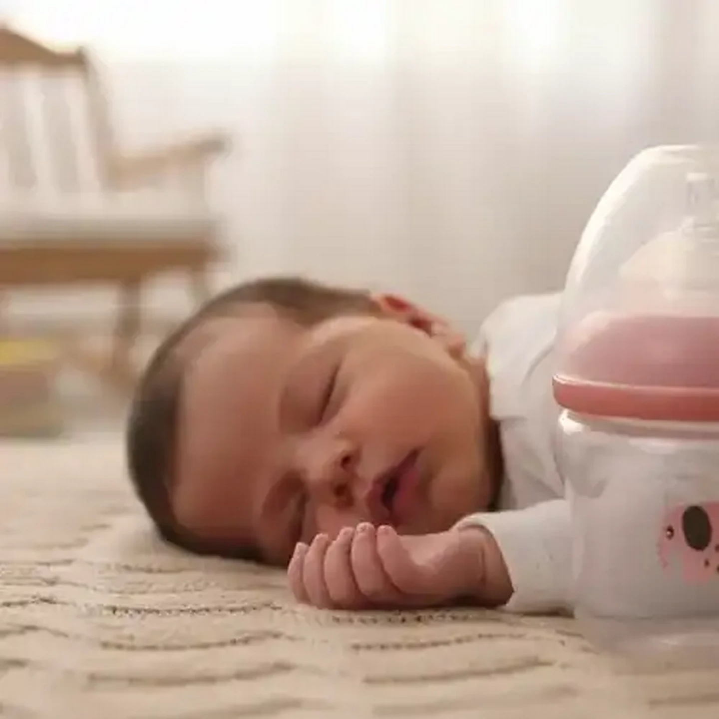 Image of Jolly Tots Soft Sense Feeding Bottle 150ml 0 Months+ (Print May Vary)