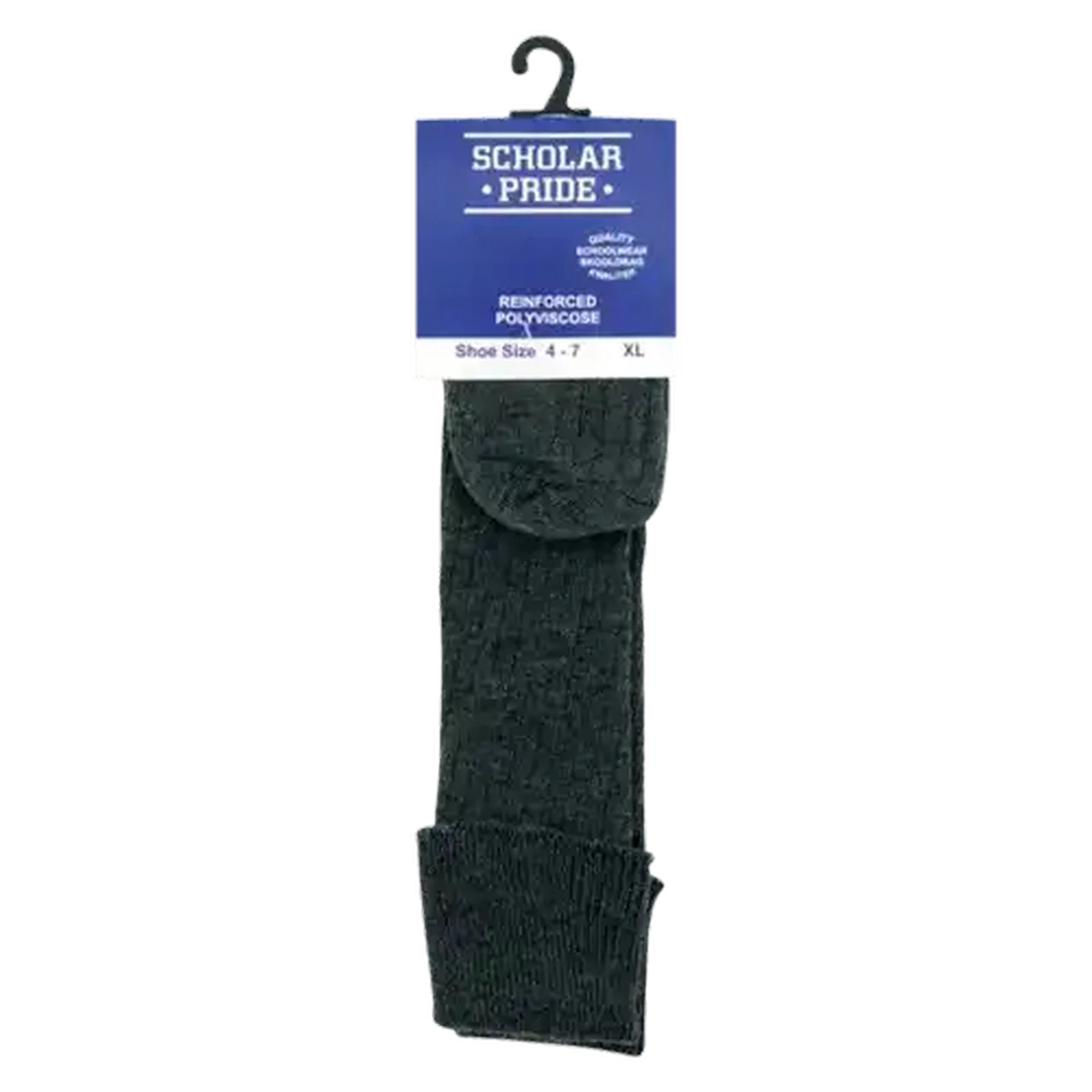 Image of Scholar Pride Boys Grey Polyviscose Socks Extra Large