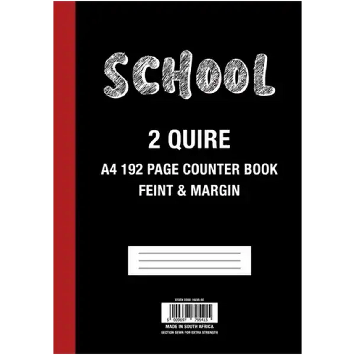 Checkers Sixty60 | A4 2-Quire Feint & Margin Counter Book 192 Pages