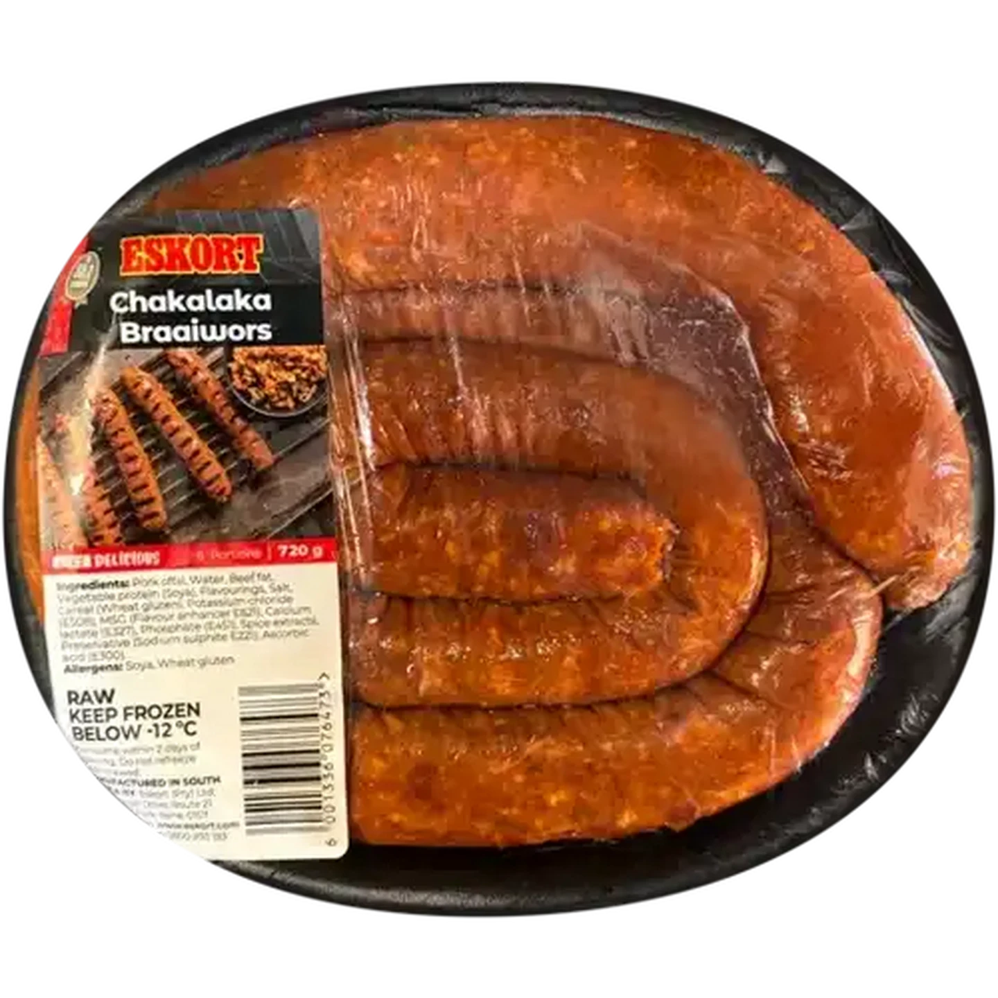 Checkers Sixty60 | Eskort Frozen Chakalaka Braaiwors 720g