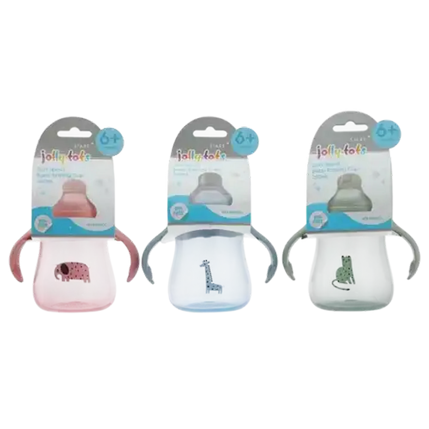 Image of Jolly Tots Soft Spout Training Cup 250ml 6 Months + (Design May Vary)