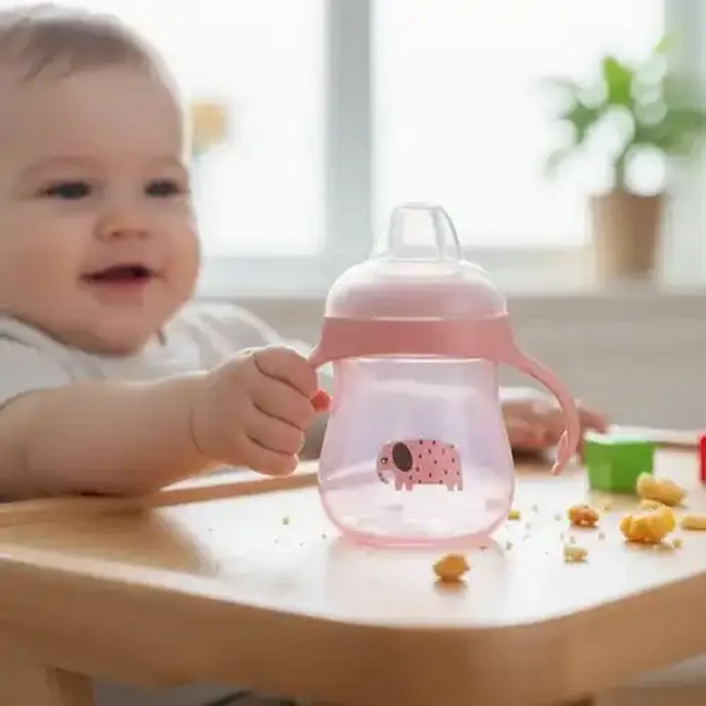 Image of Jolly Tots Soft Spout Training Cup 250ml 6 Months + (Design May Vary)