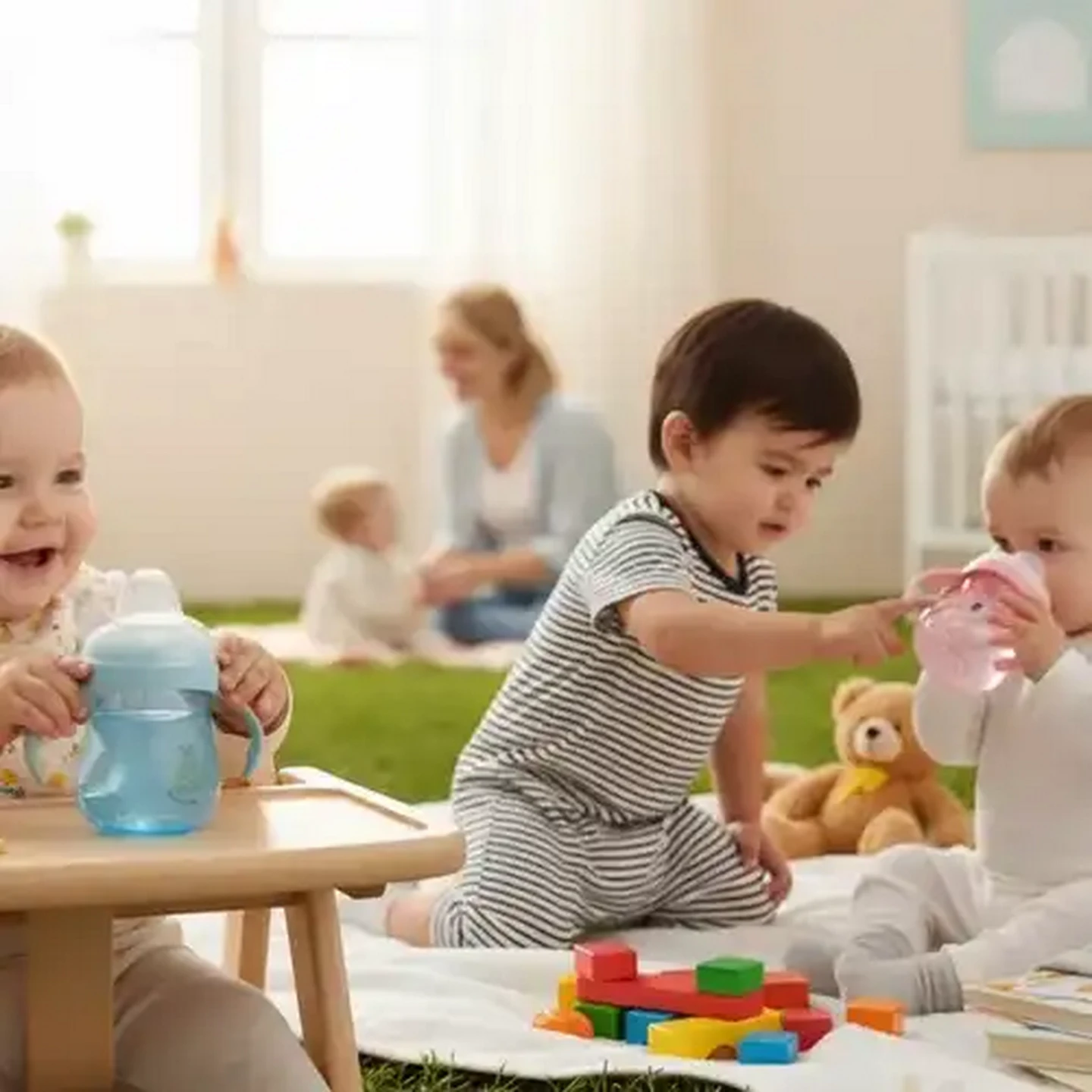 Image of Jolly Tots Soft Spout Training Cup 250ml 6 Months + (Design May Vary)