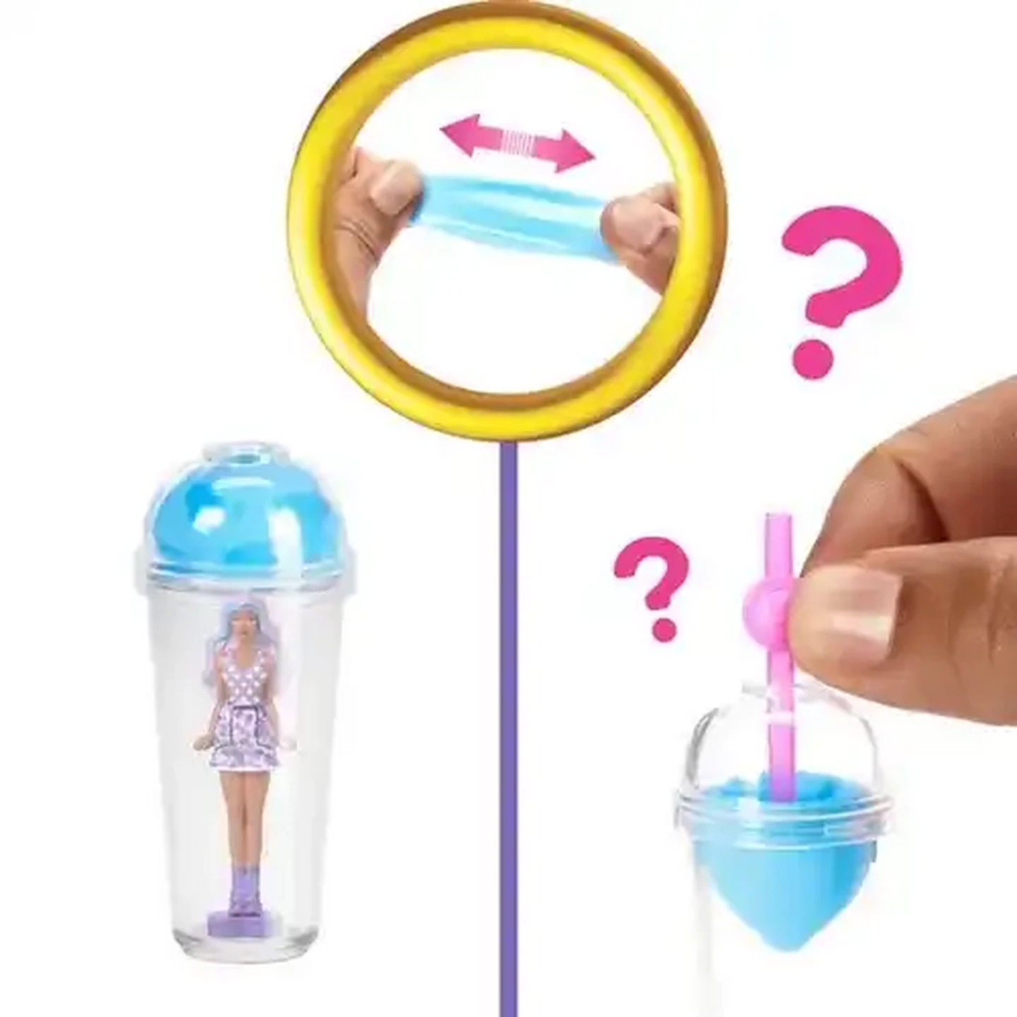 Image of Barbie Mini BarbieLand Pop Reveal Dolls, 1.5-inch Mini Doll with Surprise Reveal & Sensory Play Piece (Styles May Vary)