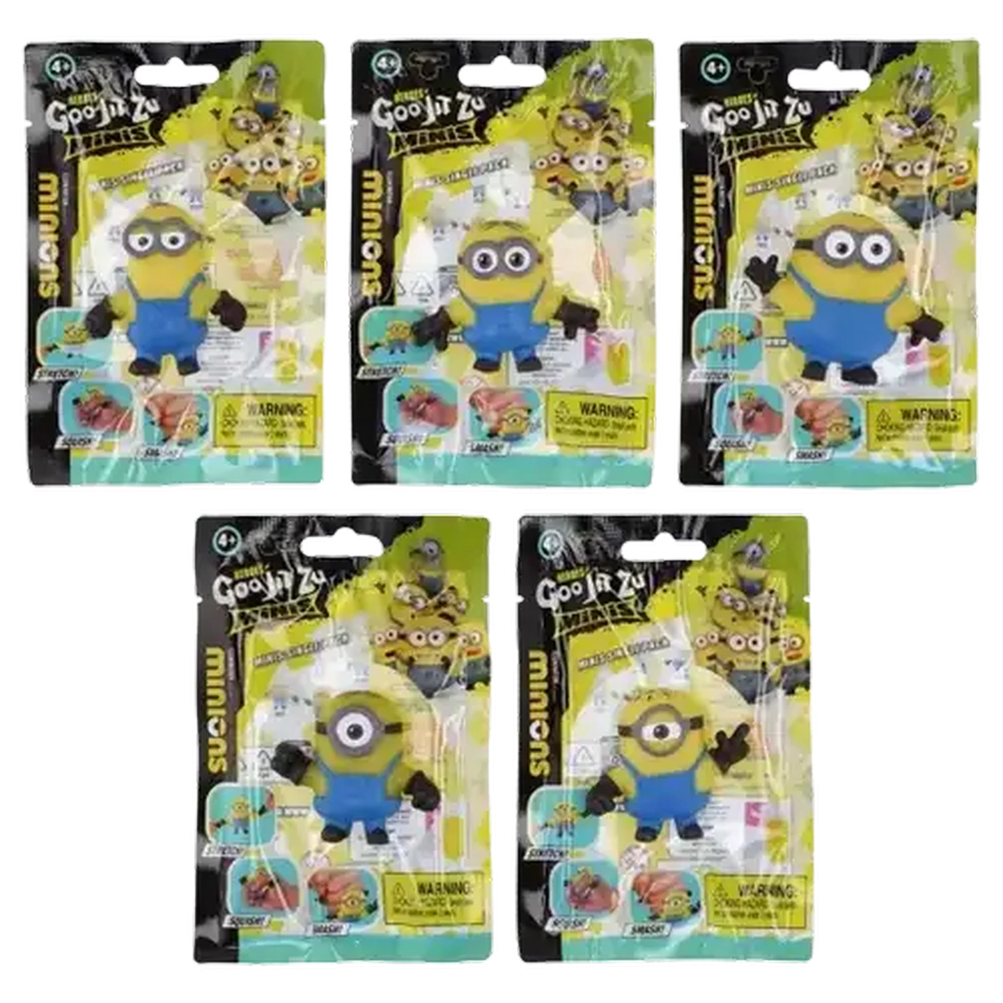 グッドマン Checkers Sixty60 | Goo Jit Zu Mini Minions Heroes (Design May Vary)