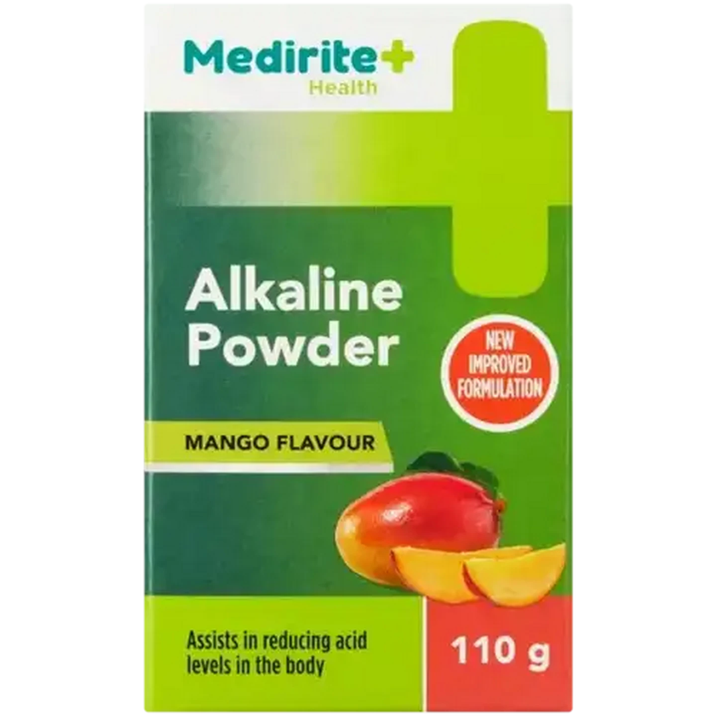 Image of MediRite Health Mango Flavour Alkaline Powder 110g