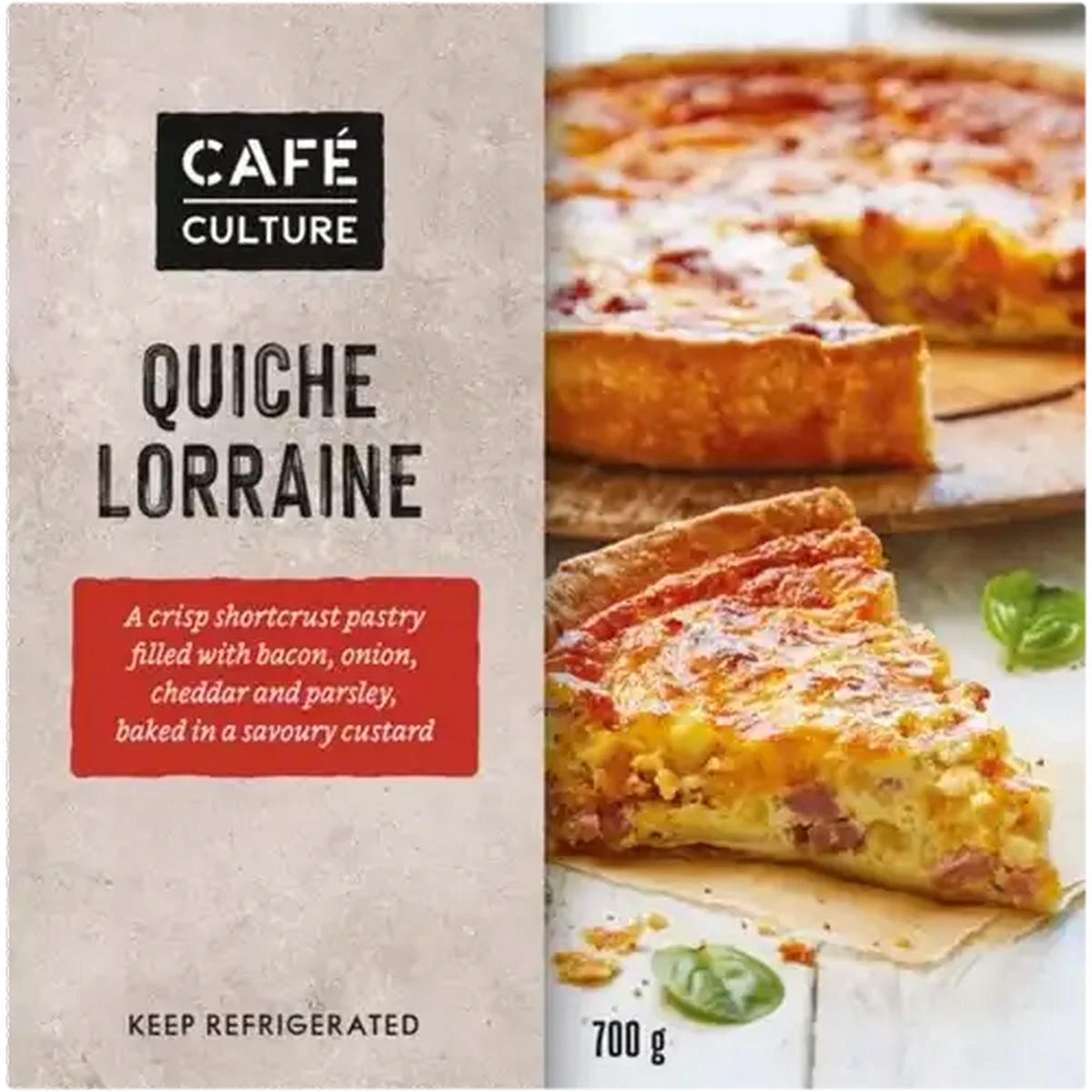 Checkers Sixty60 | Café Culture Lorraine Fresh Quiche 700g
