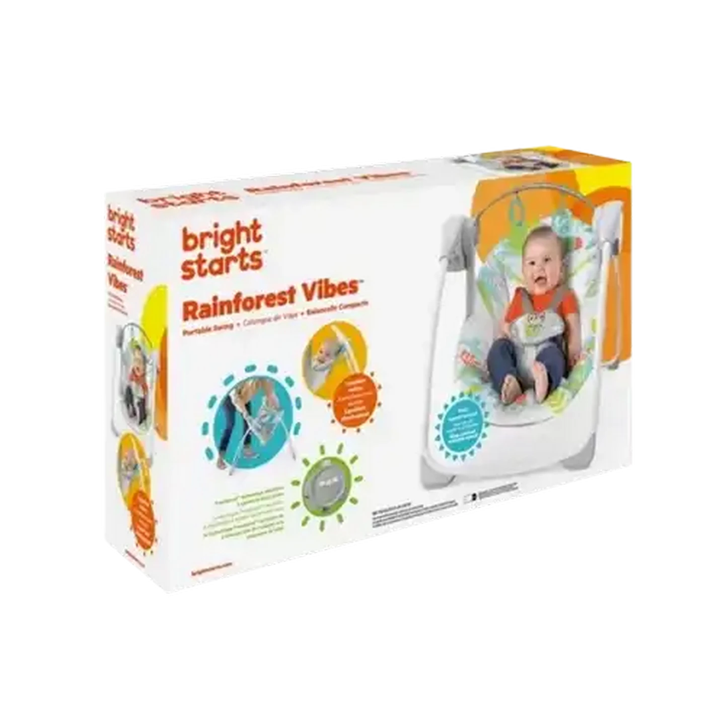 Image of Bright Starts Rainforest Swing 0-9 Months
