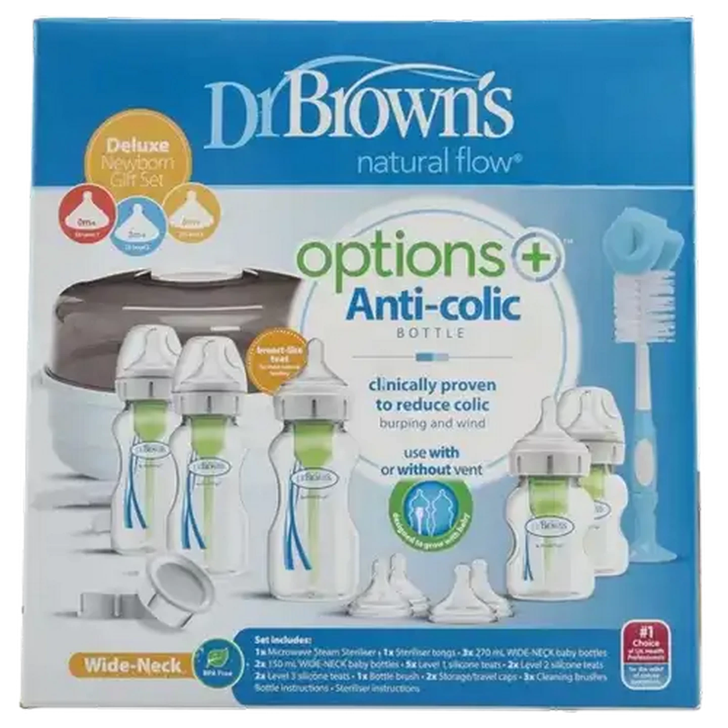 Image of Dr. Brown's Options+ Starter Pack Kit 21 Piece