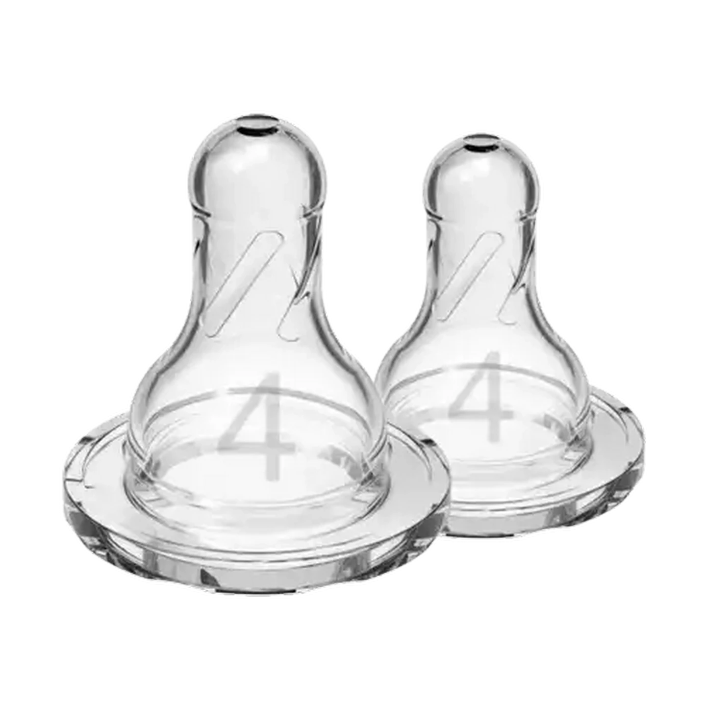 Image of Dr. Brown's Narrow Baby Bottle Silicone Teat 2-Pack 9+ Months