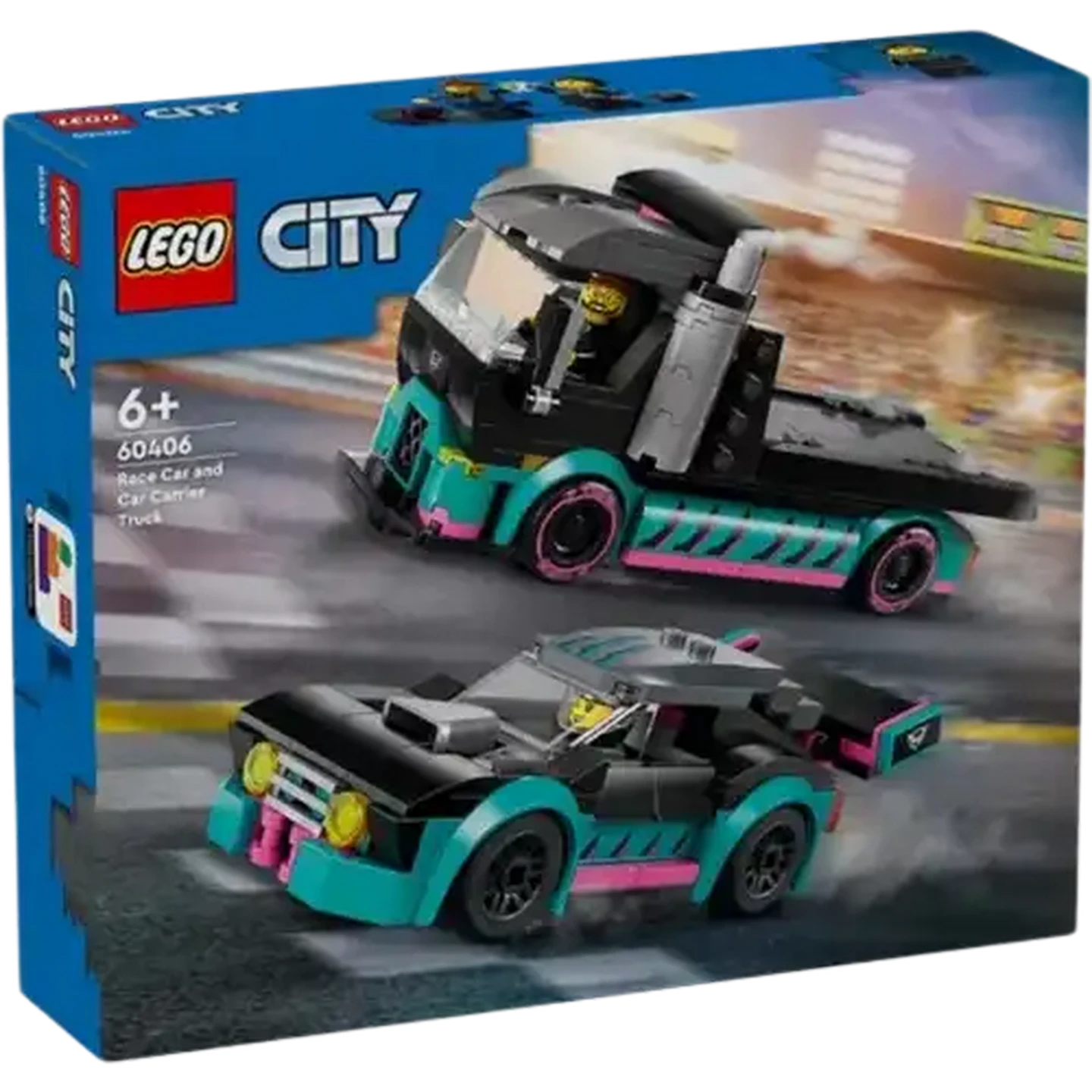 Checkers Sixty60 | LEGO® City Race Car and Car Carrier Truck 60406