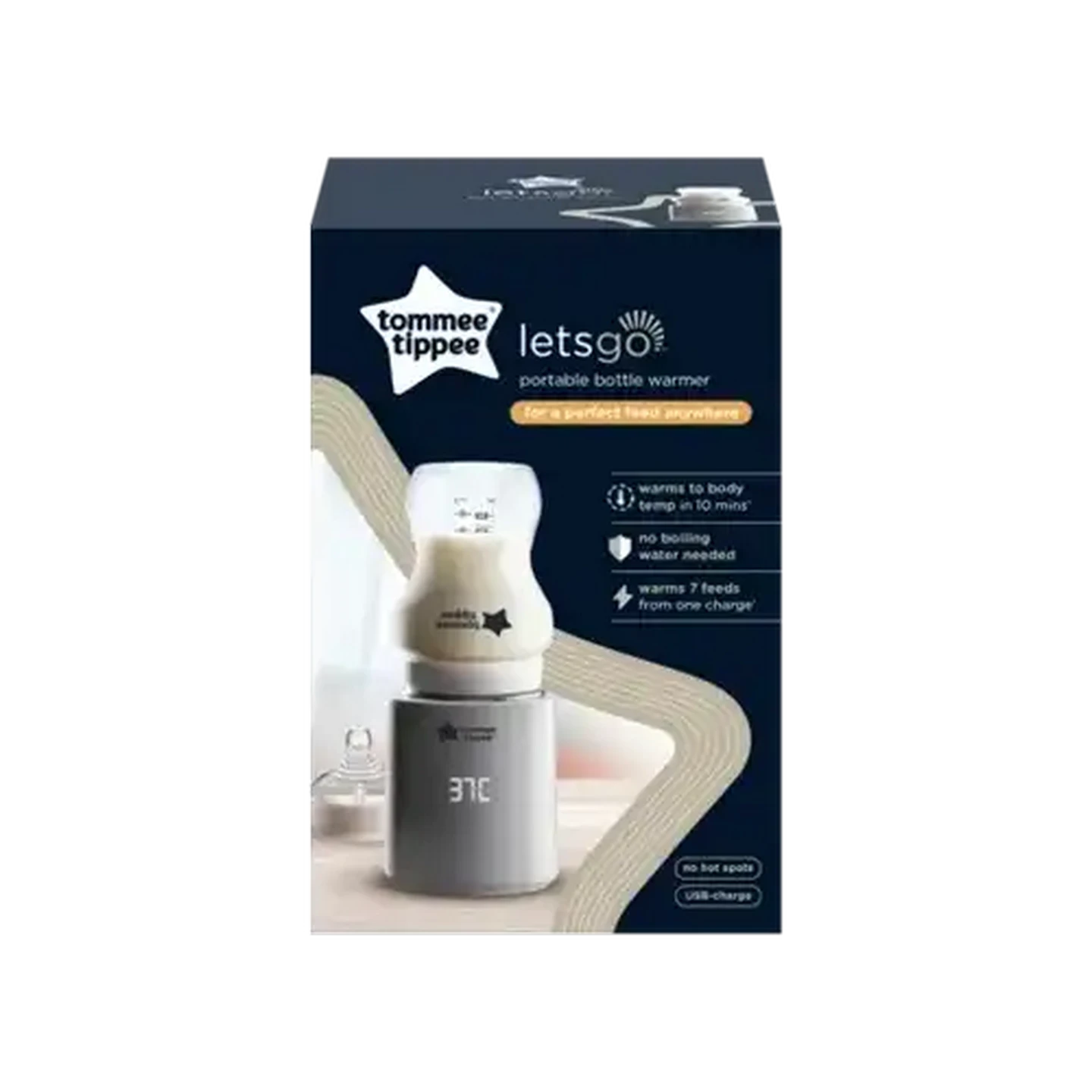 Image of Tommee Tippee LetsGo Portable Bottle Warmer White