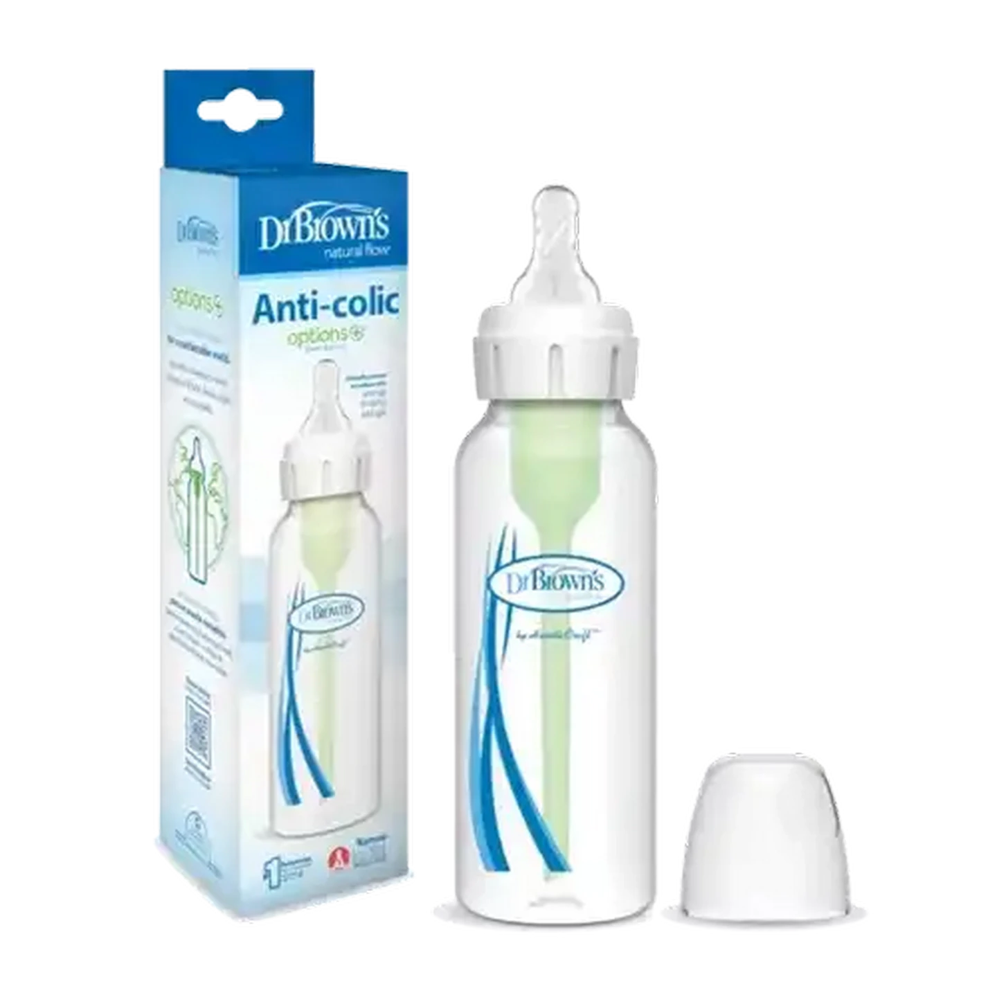 Image of Dr. Brown's Anti Colic Options Plus Narrow Baby Bottle 250ml