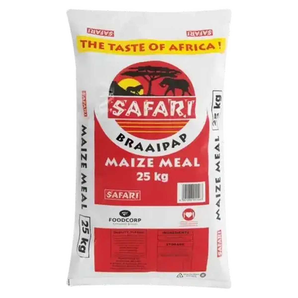 Checkers Sixty60 | SAFARI Braaipap Maize Braai Pap 25kg