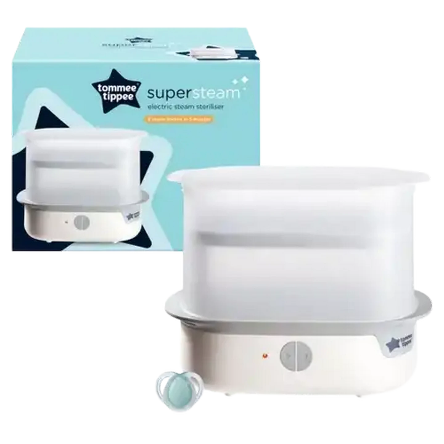 Image of Tommee Tippee White Advanced Steam Electric Steriliser