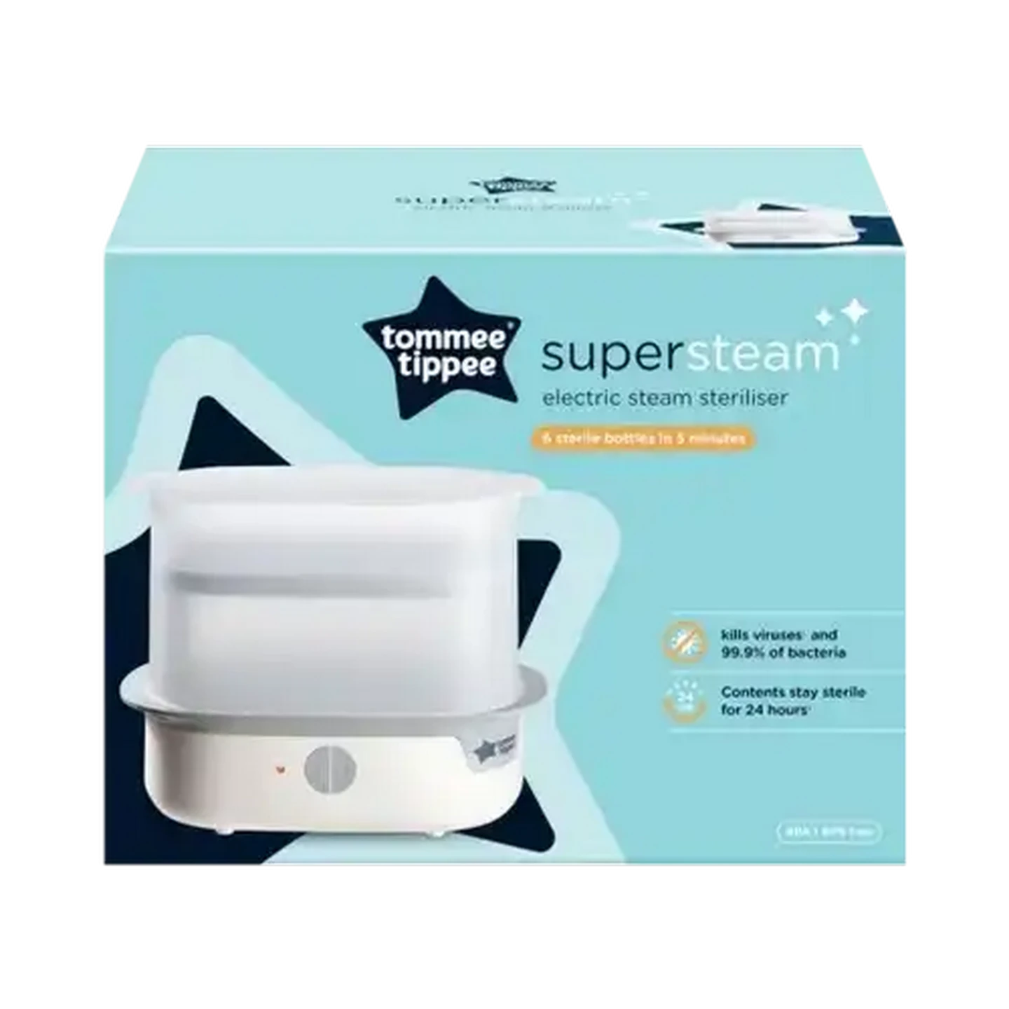 Image of Tommee Tippee White Advanced Steam Electric Steriliser