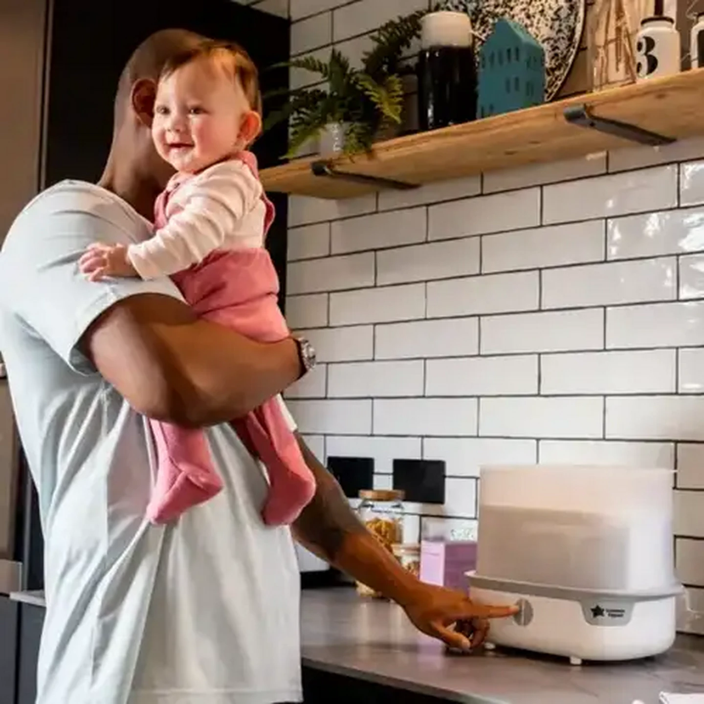 Image of Tommee Tippee White Advanced Steam Electric Steriliser