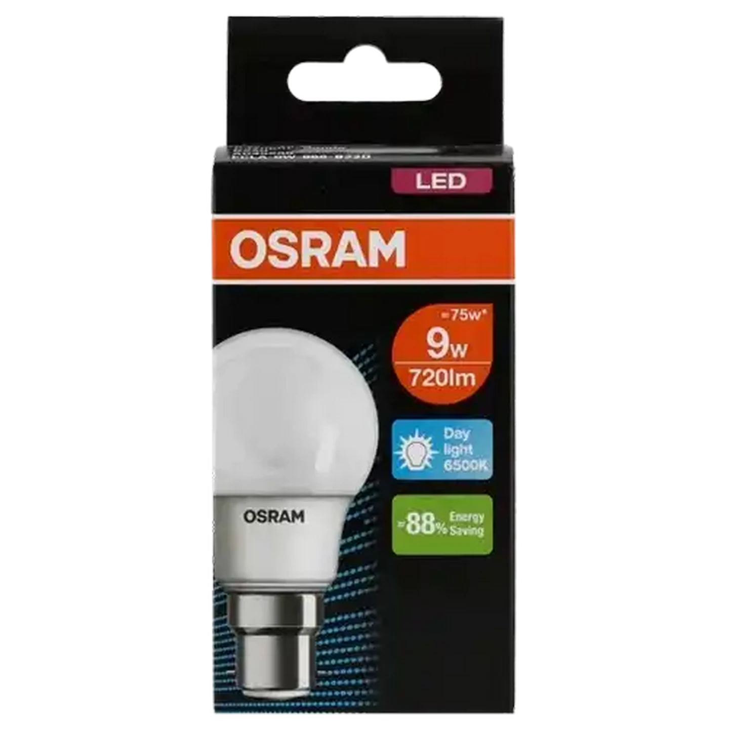 Image of OSRAM Classic A60/B22 LED Bayonet Globe 9W