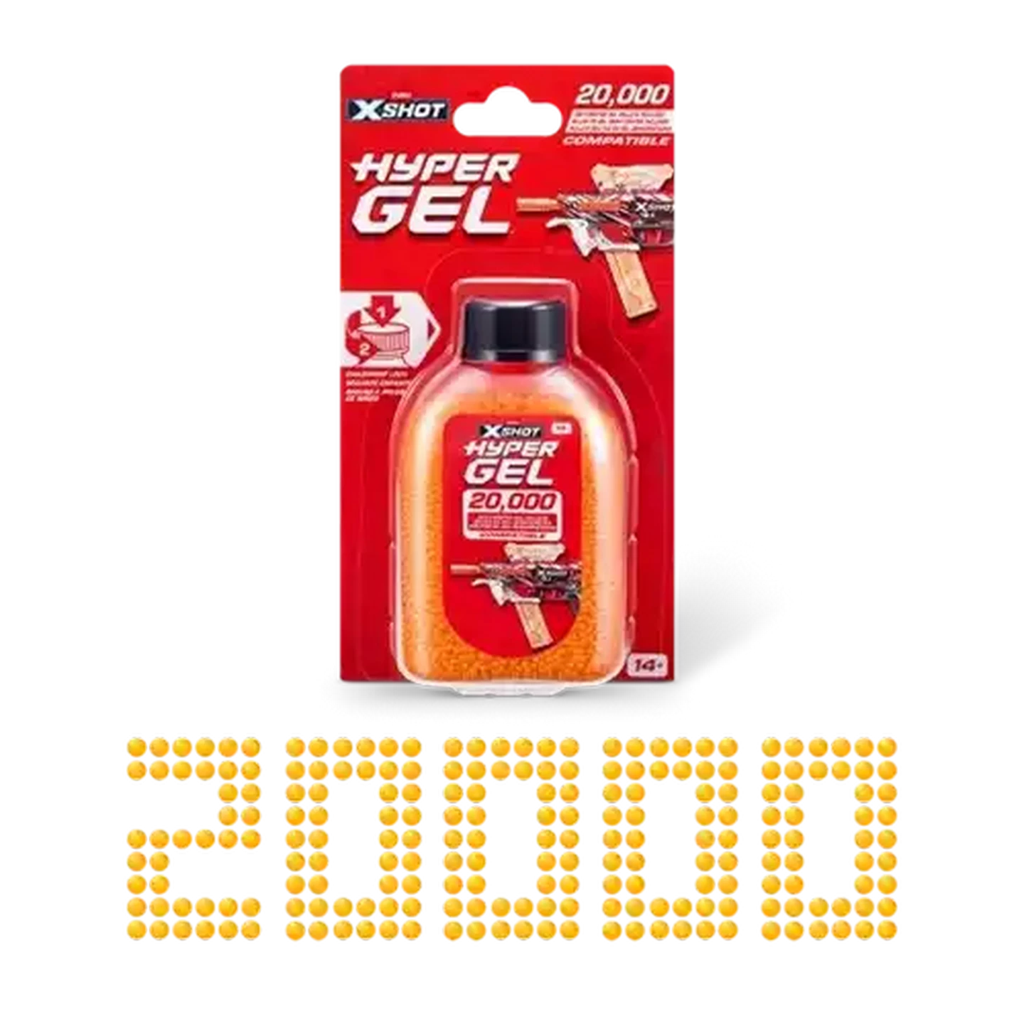 Image of XSHOT Hyper Gel Pellet Refill Pack