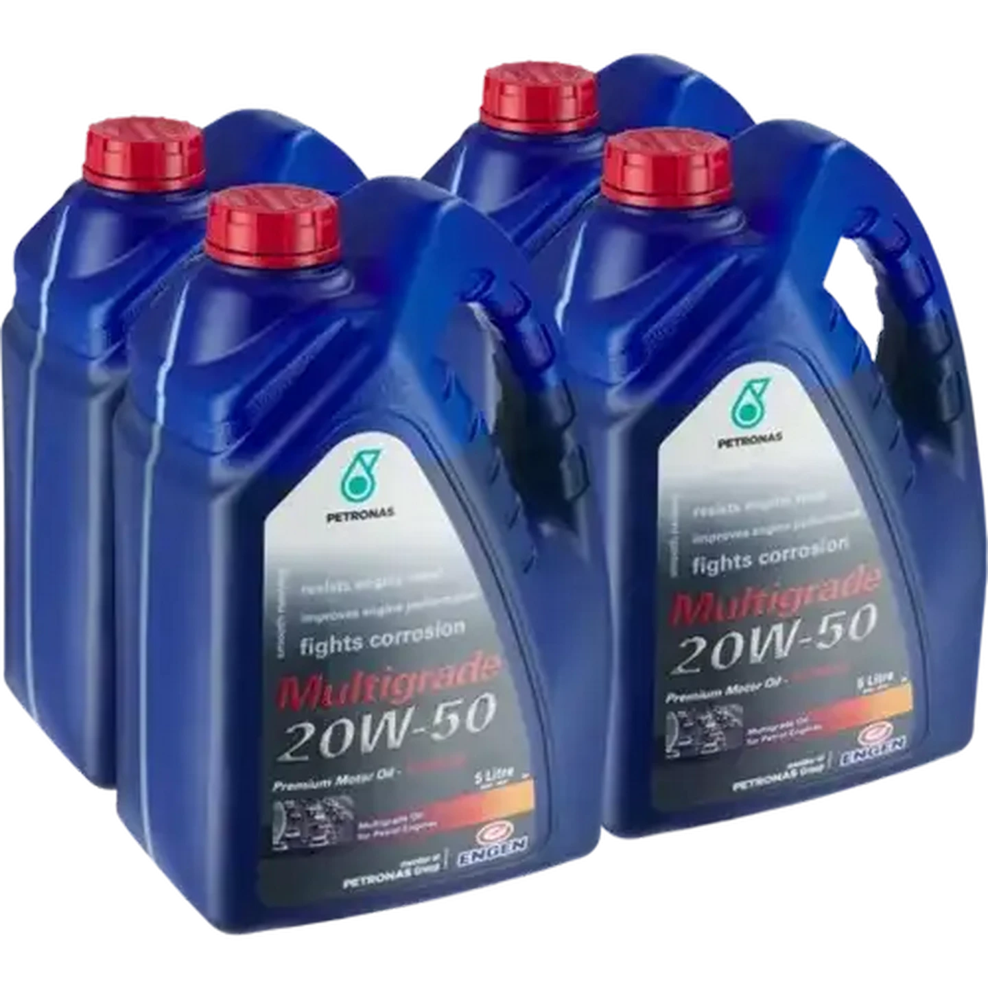 Image of Engen Multigrade 20W-50 Premium Motor Oil 4 x 5L