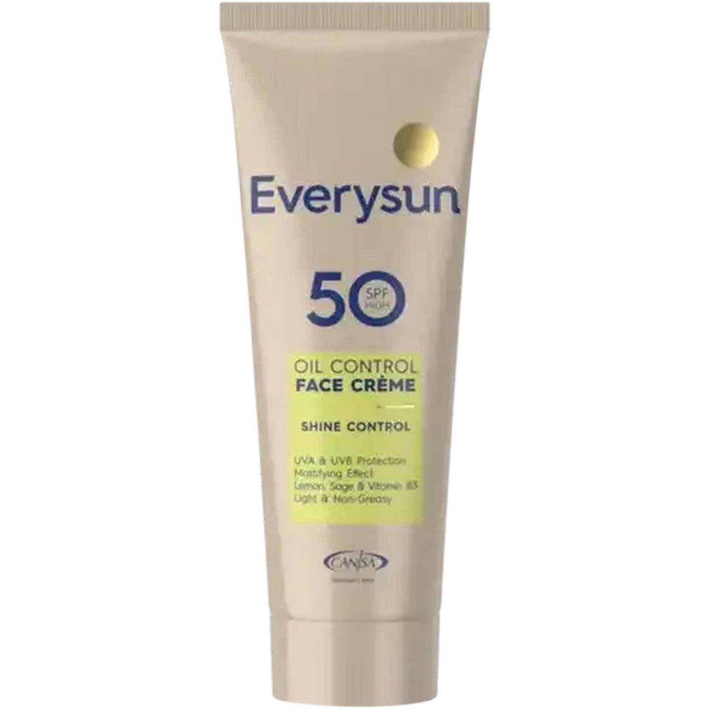 Image of Everysun Oil Control SPF 50 Face Créme 50ml