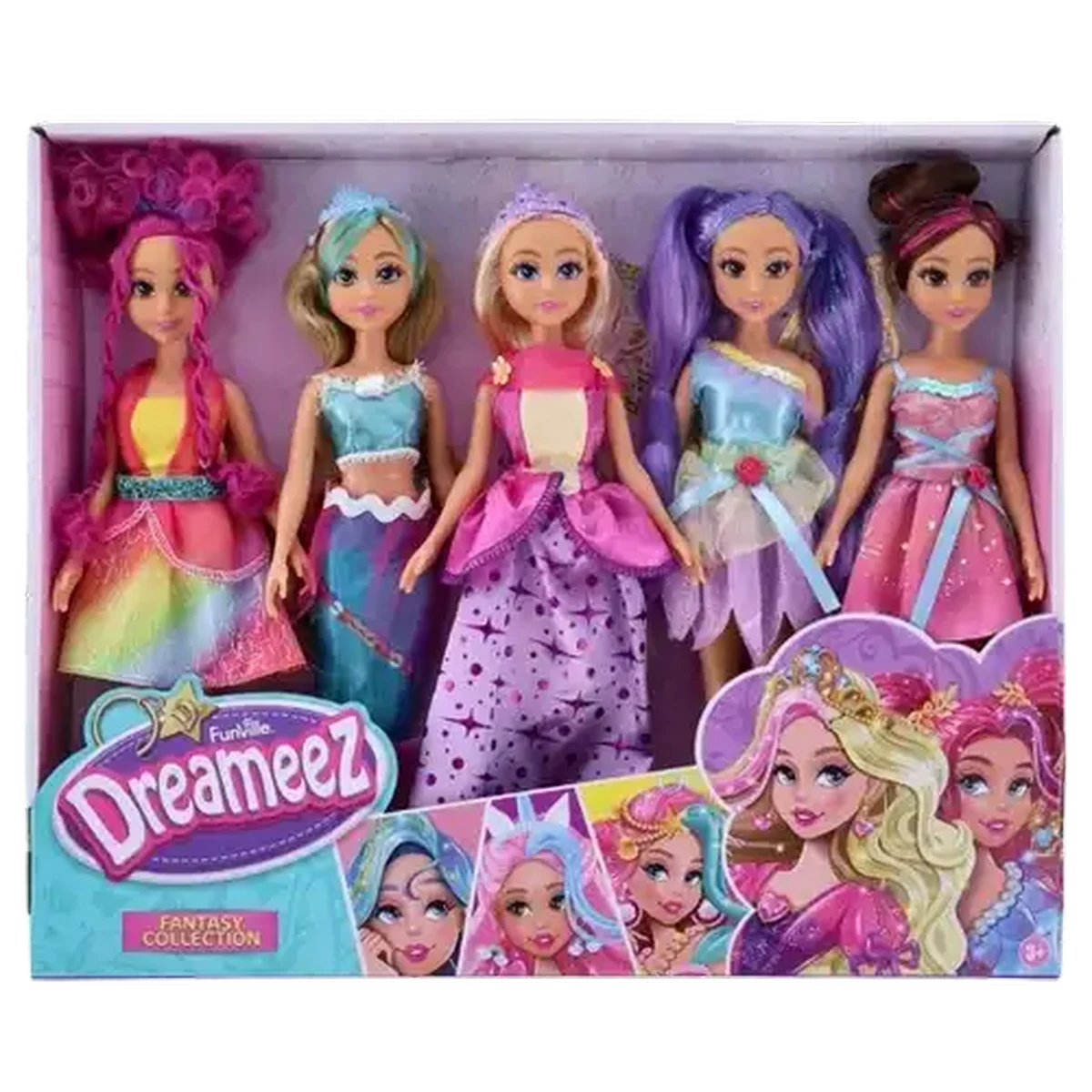 海外製 メモ Dream 少女 Checkers Sixty60 | Dreameez Fantasy Boxed Doll 29cm 5-Pack
